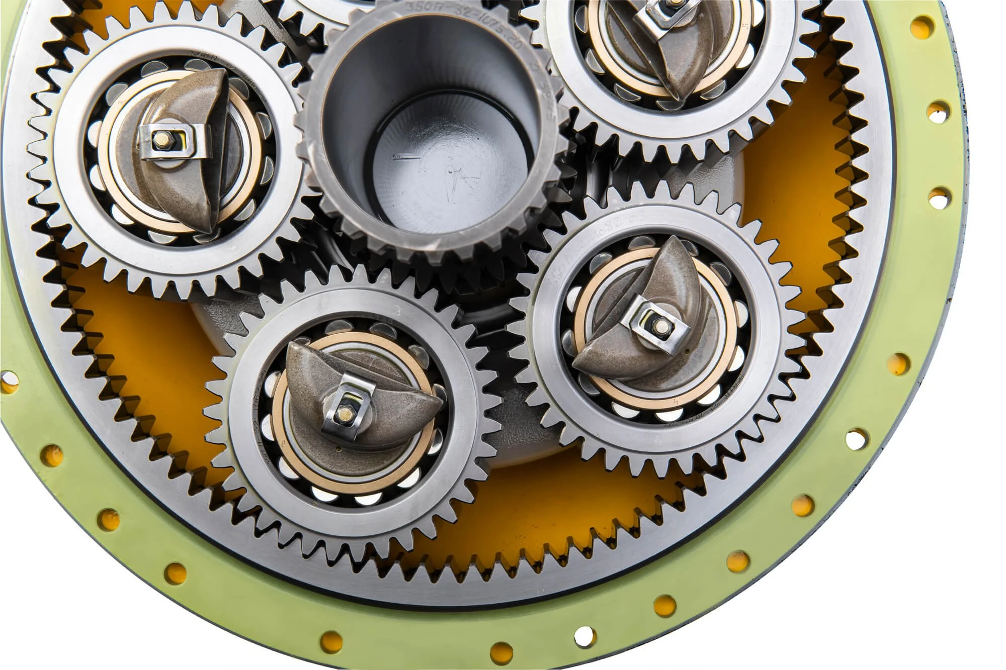 Industrial product photography of a helicopter transmission  for the Boeing Company in San Diego, CA