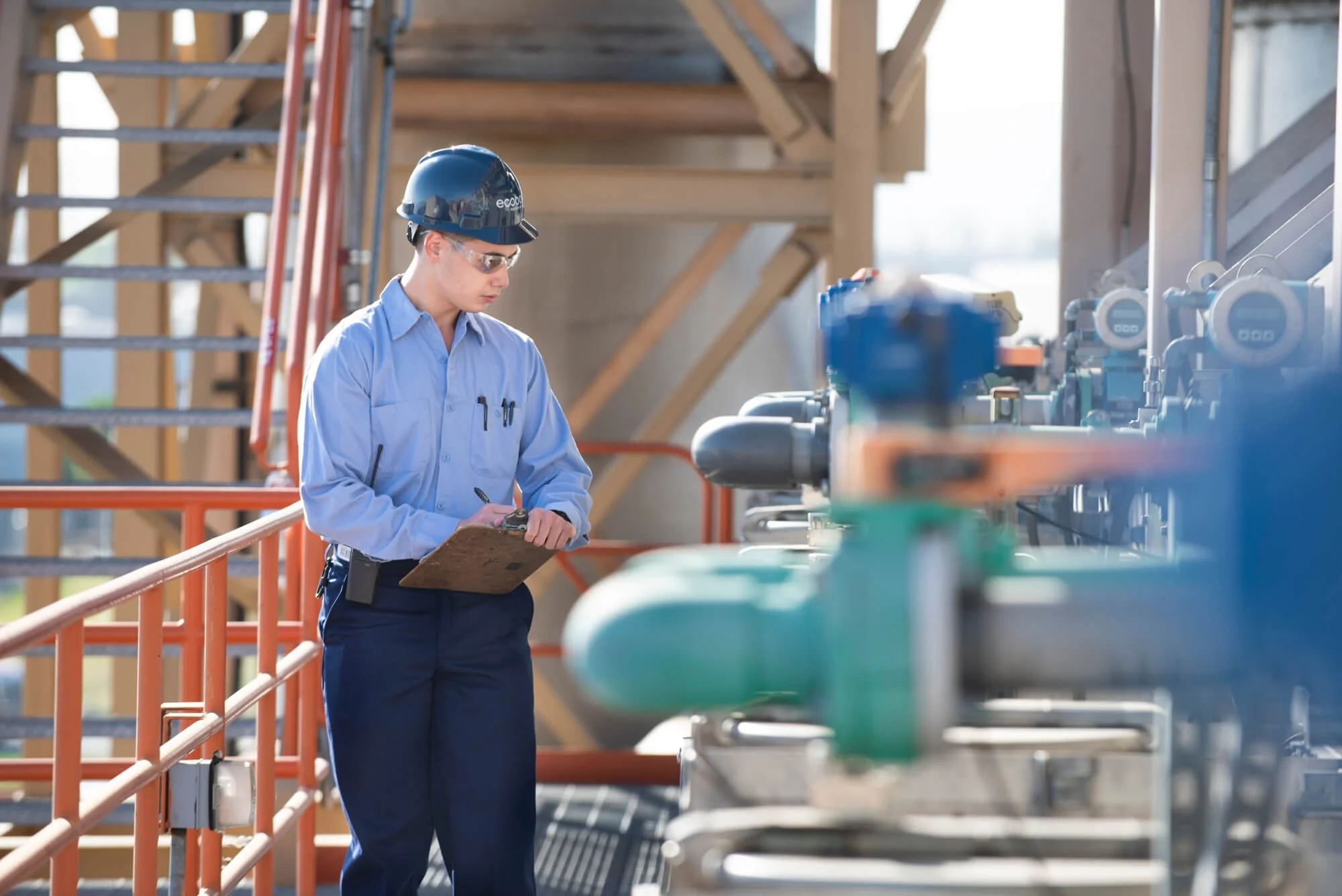 Industrial photography for Quemetco lead recycling facility in San Diego