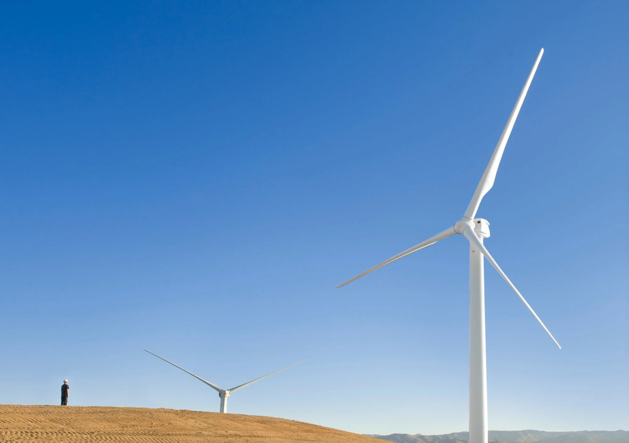 Solar wind project in San Diego County photographed for Clipper Wind Power–Ed Carreon Photography