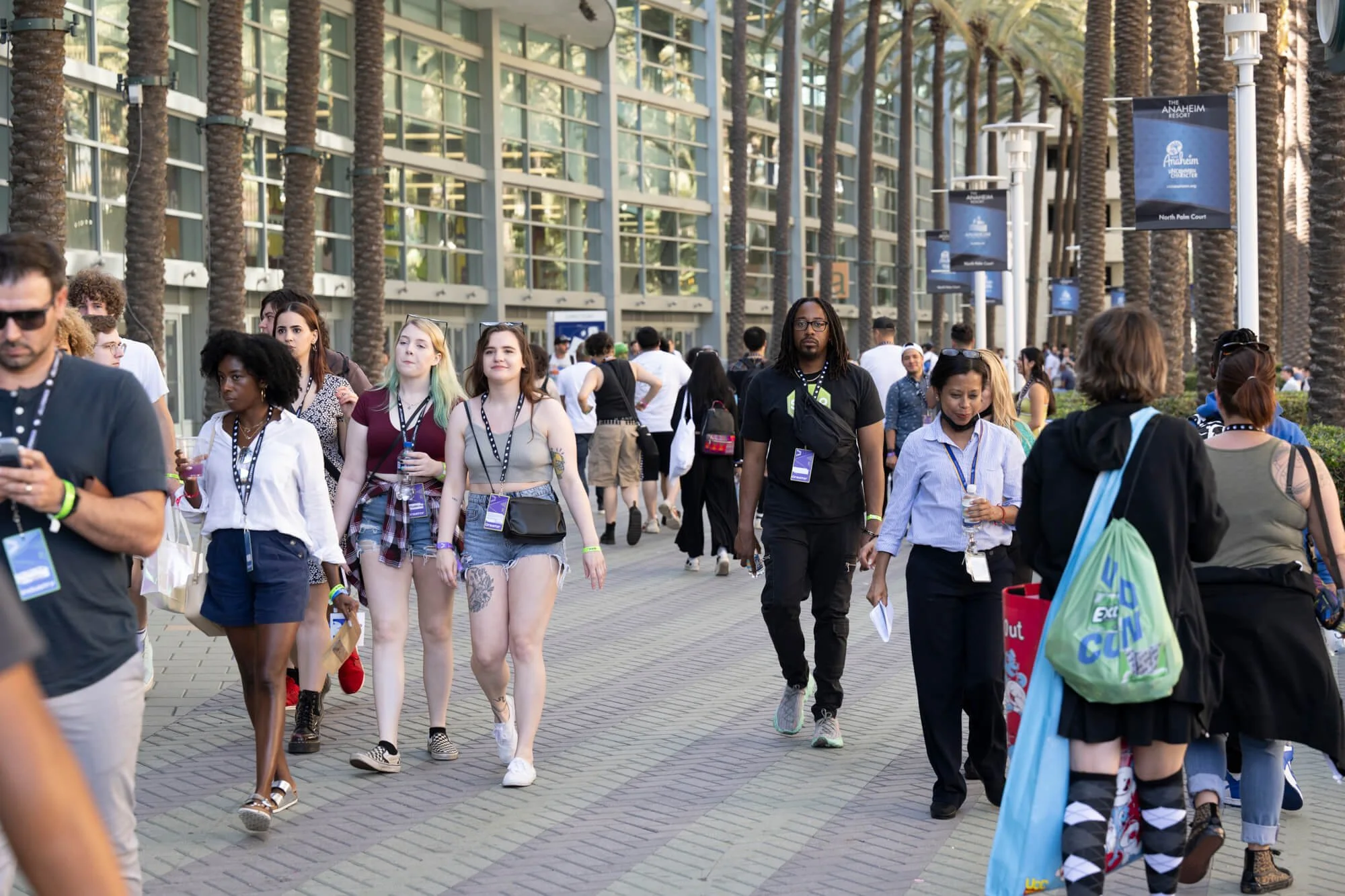 Crowds at Vidcon near Los Angeles where I was hired to event photography.