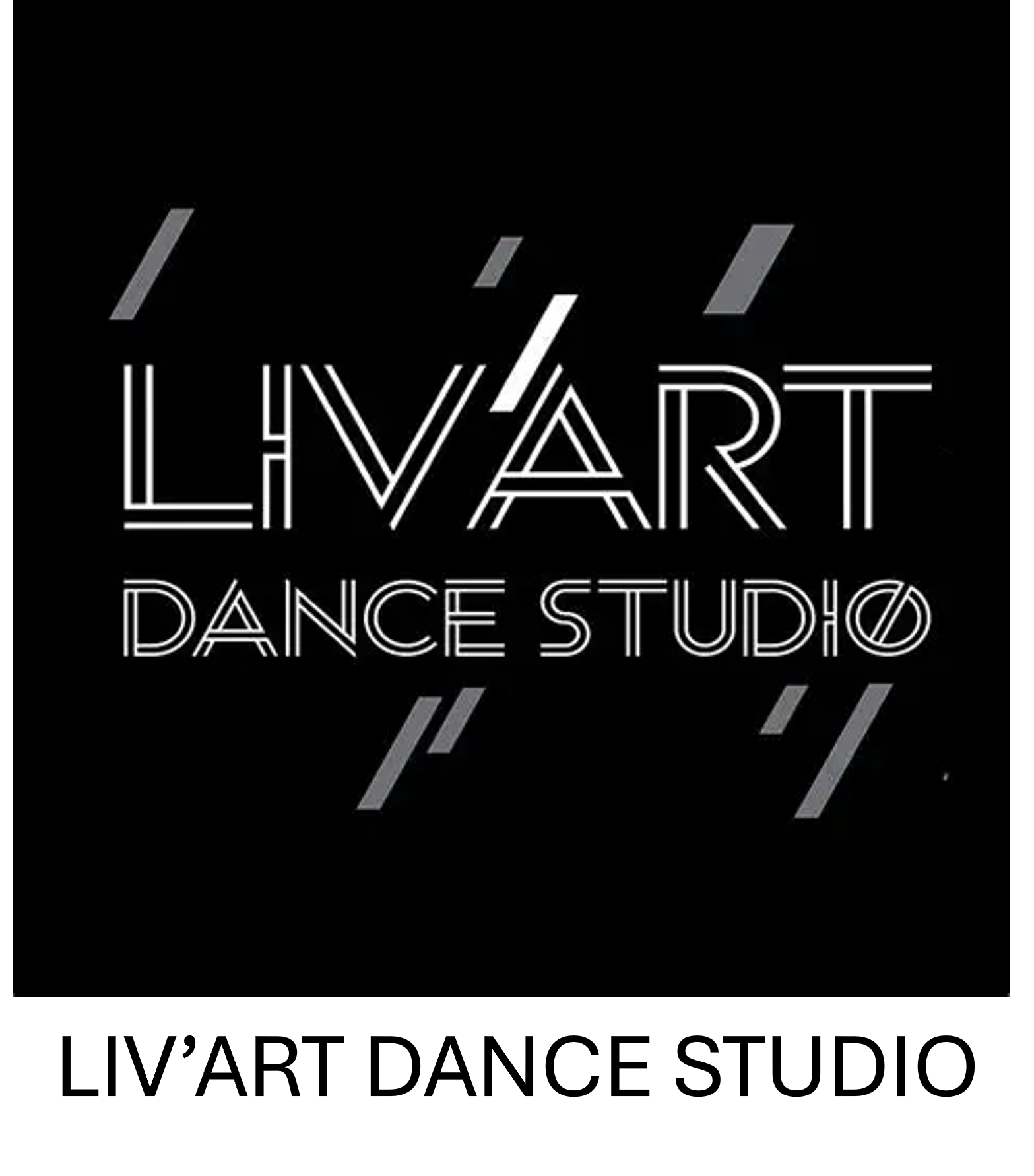 Black background with neon-style text reading 'LHVARN Dance Studio'.