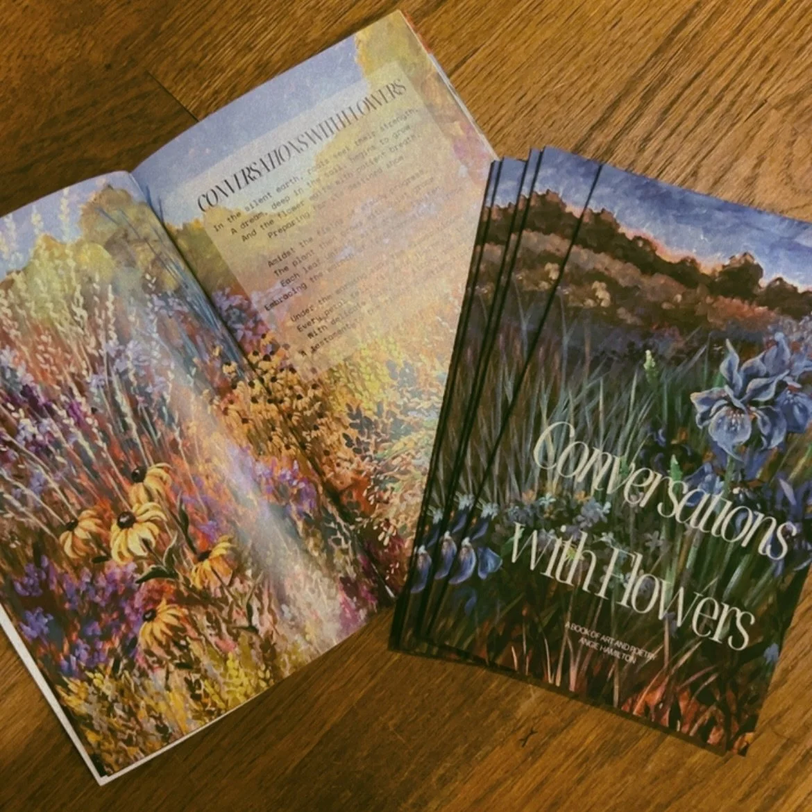 What would flowers tell us if they could speak? What wisdom do they have to share? ✨

These imagined lessons inspired my Conversations with Flowers series and are now available in a booklet featuring each painting from the collection paired with a po