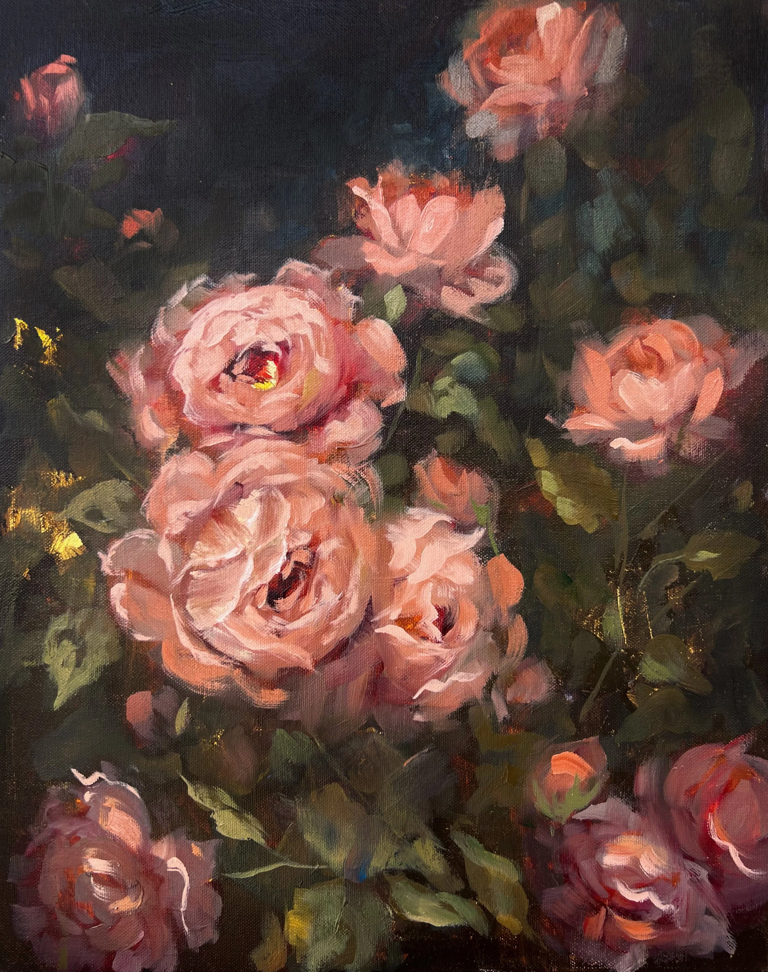 Garden Rose at Dusk Print