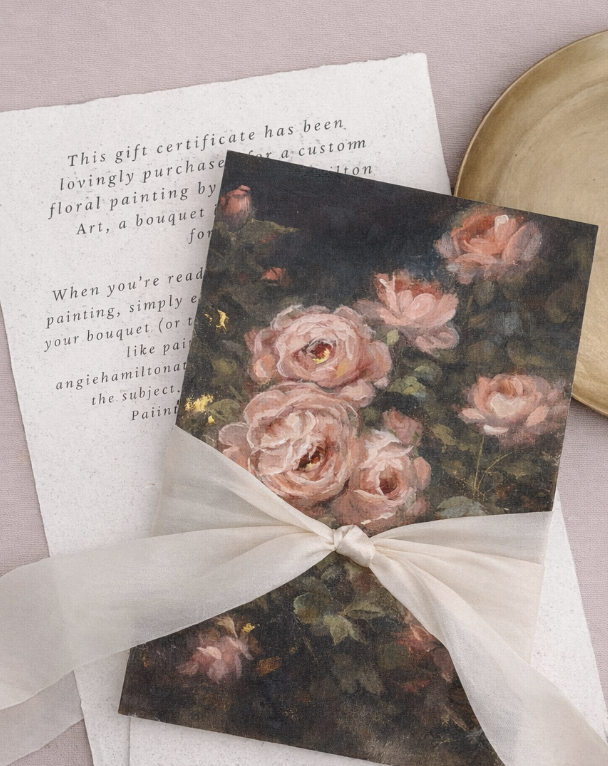 Custom Floral Gift Card