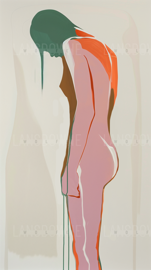 "Girl Gaze II" (from 33cm height, upwards)