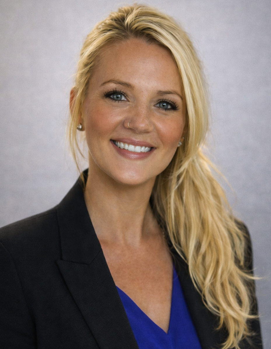 Tricia Eddy-Parks, owner of Tricia E-Billing Solutions, LLC, smiling in a professional business headshot wearing a black blazer and blue top.