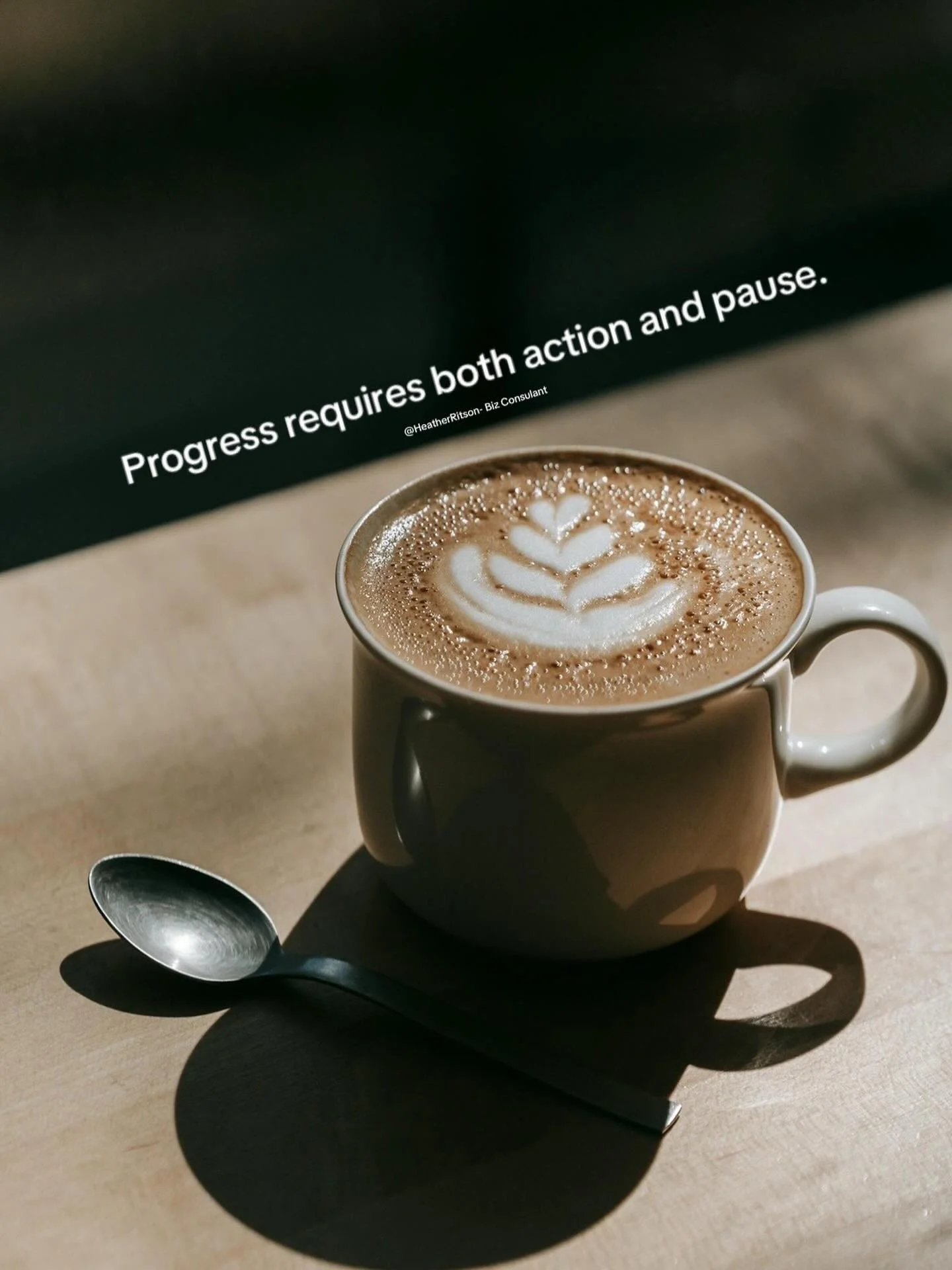 Like a cup of coffee on a slow morning.

We energize and fuel our bodies while simultaneously relaxing and reflecting.

It&rsquo;s combining the fire and ice.

But the outcome? 

We&rsquo;re more energized and refreshed. 

Progress is important. 

Bu