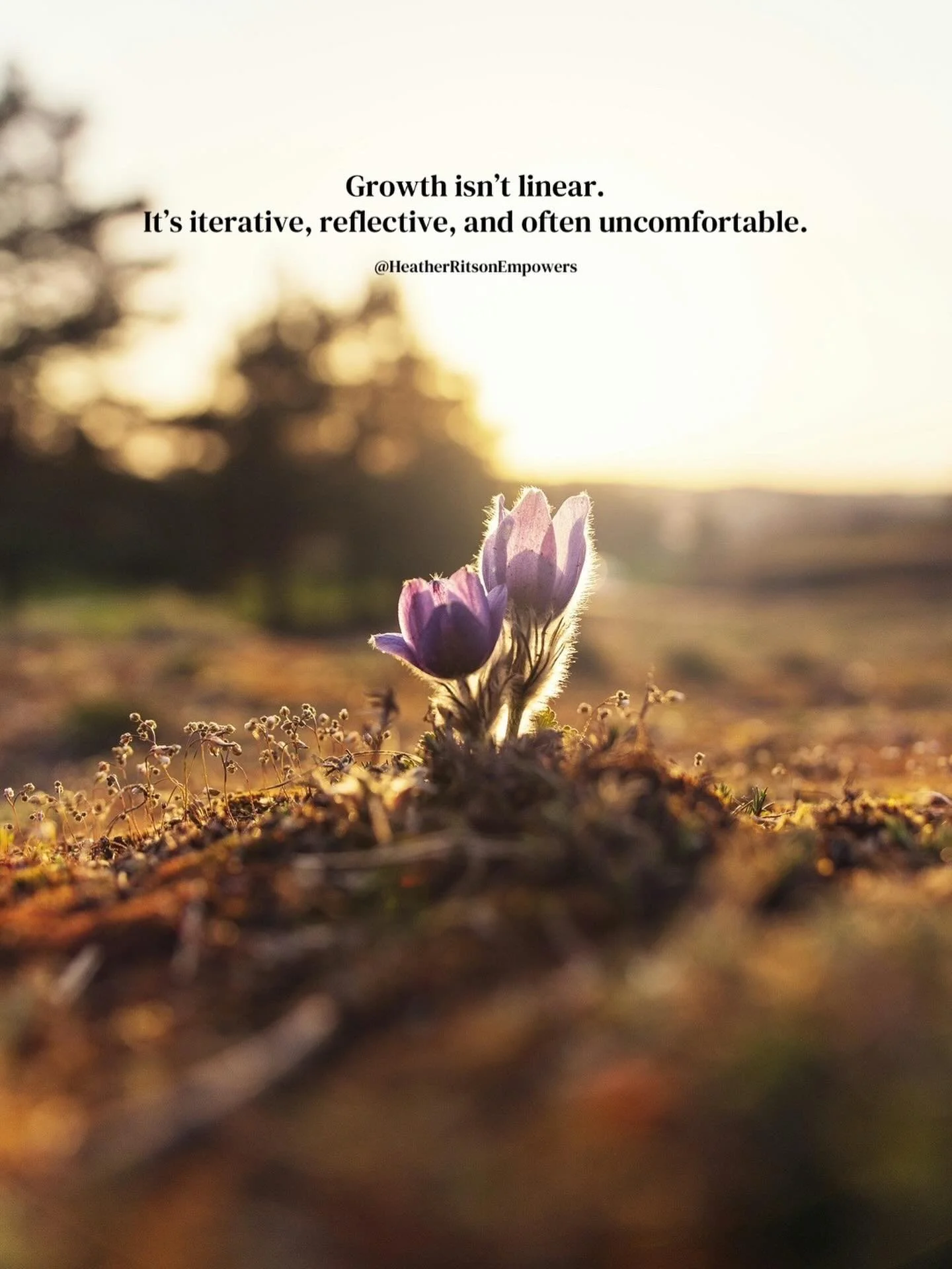 Growth isn&rsquo;t always a straight line. It&rsquo;s iterative, reflective, and can often feel uncomfortable. 🌱

#Growth #PersonalDevelopment #Reflection #Journey #LifeLessons