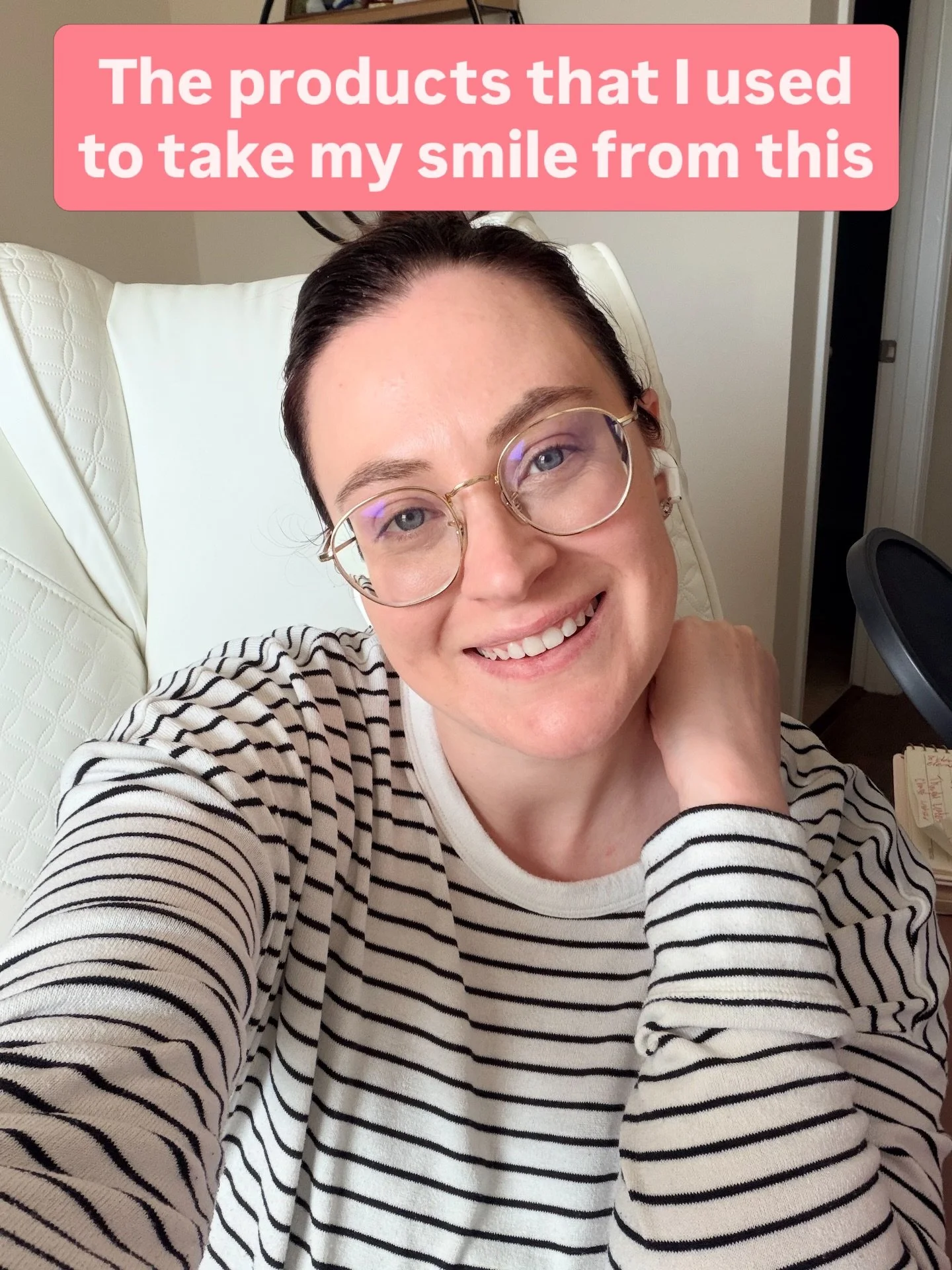 We have 7 seconds to make a first great impression in the business world. 

And I survive on my morning cup of coffee ☕️ 

But coffee and our teeth are constantly battling with each other. 

Whitening strips are ok, but they only get the front and by