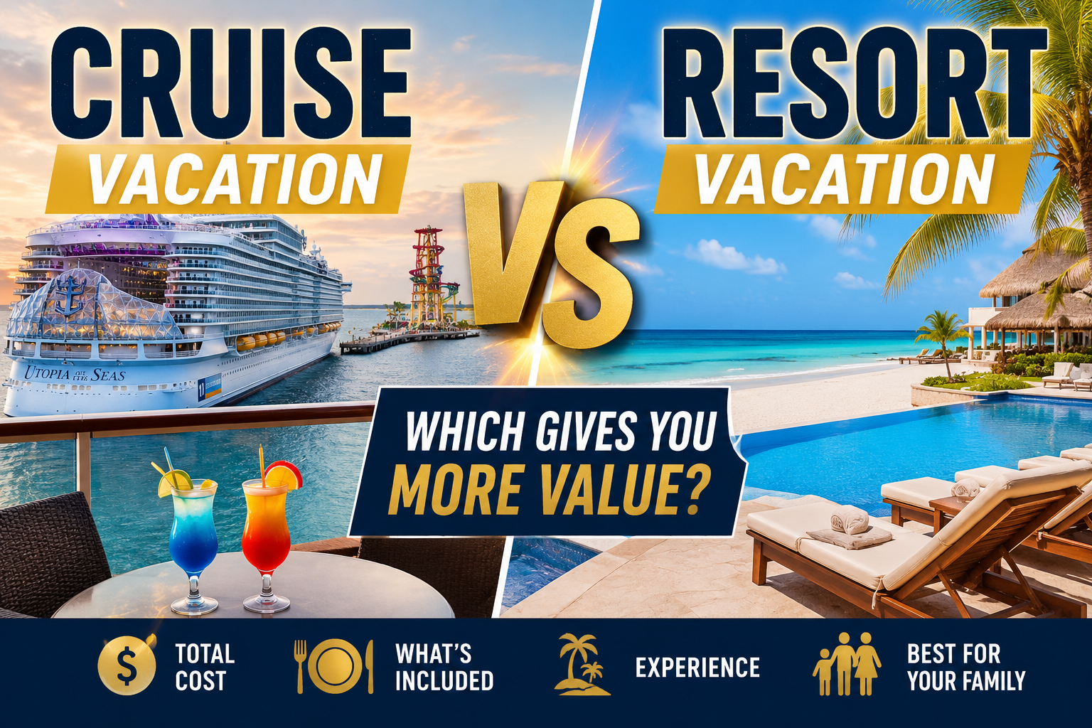 Cruise vs. All-Inclusive Resort: Which Vacation Gives You More for Your Money?