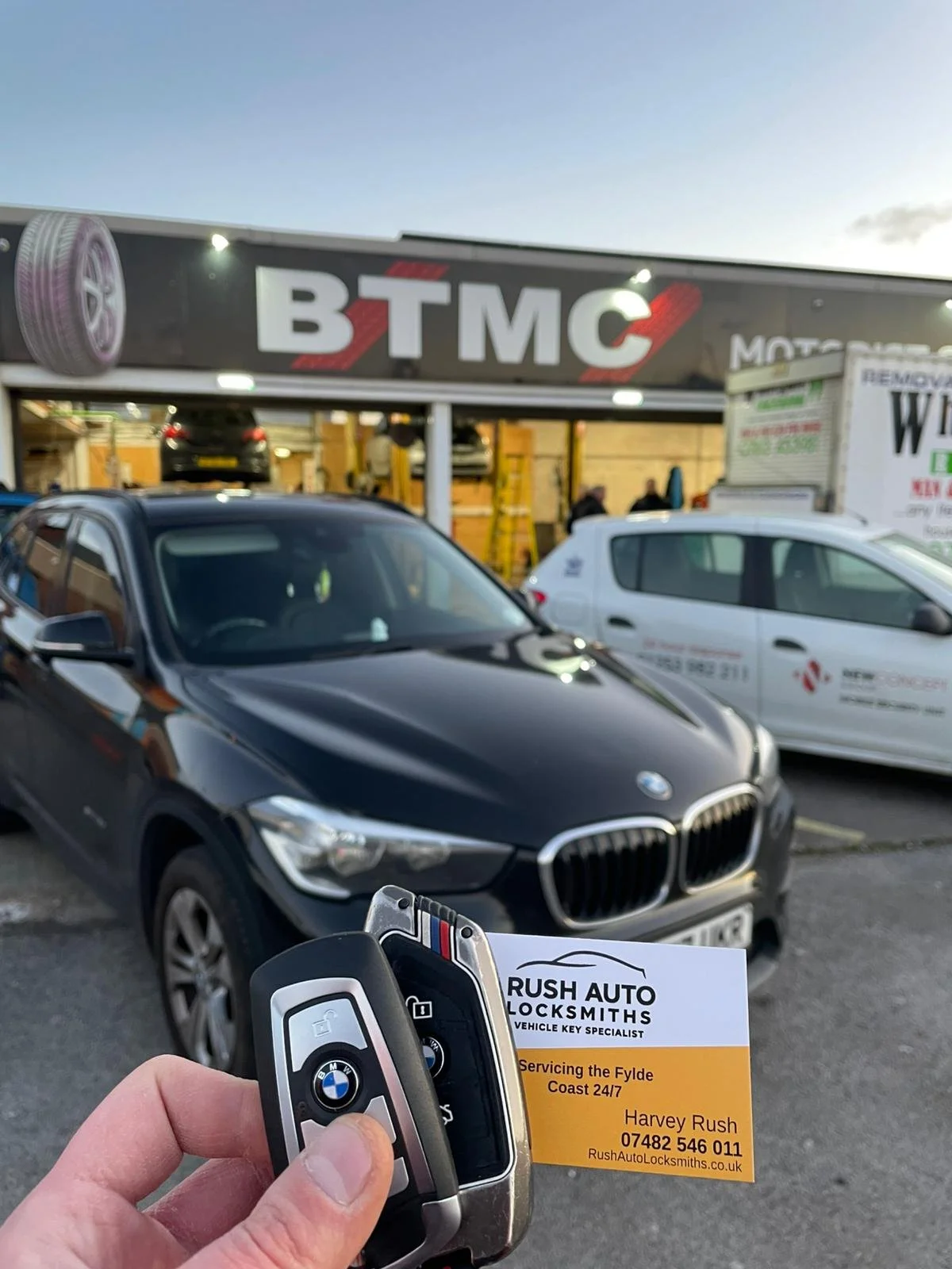 Spare key created for BMW