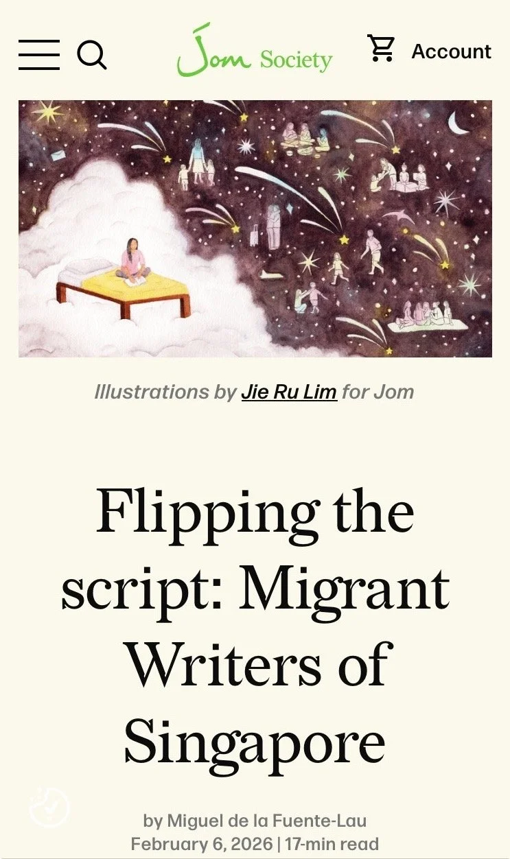 Flipping the script: Migrant Writers of Singapore