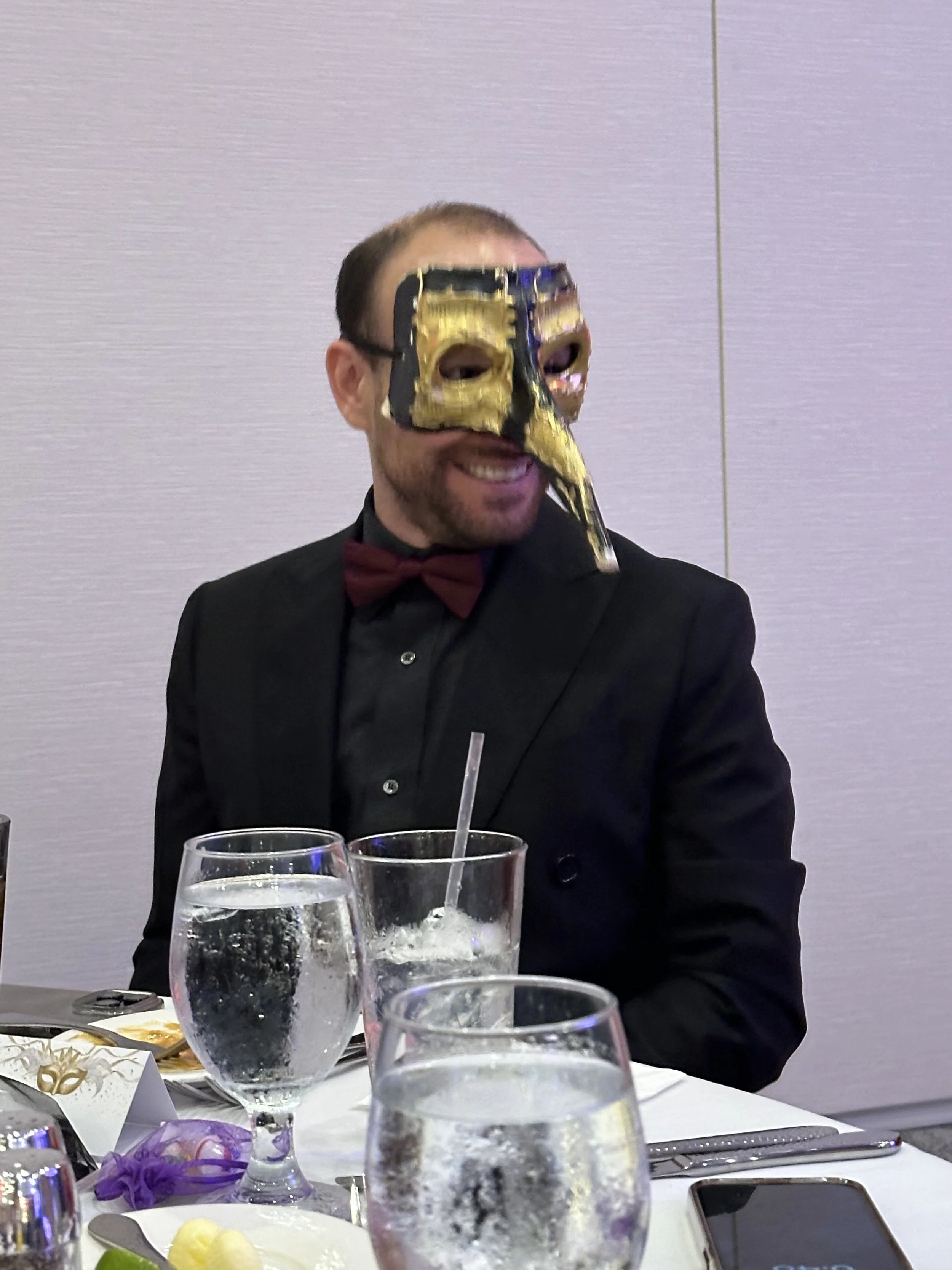 Dr. Erikson Rojas in his Mask
