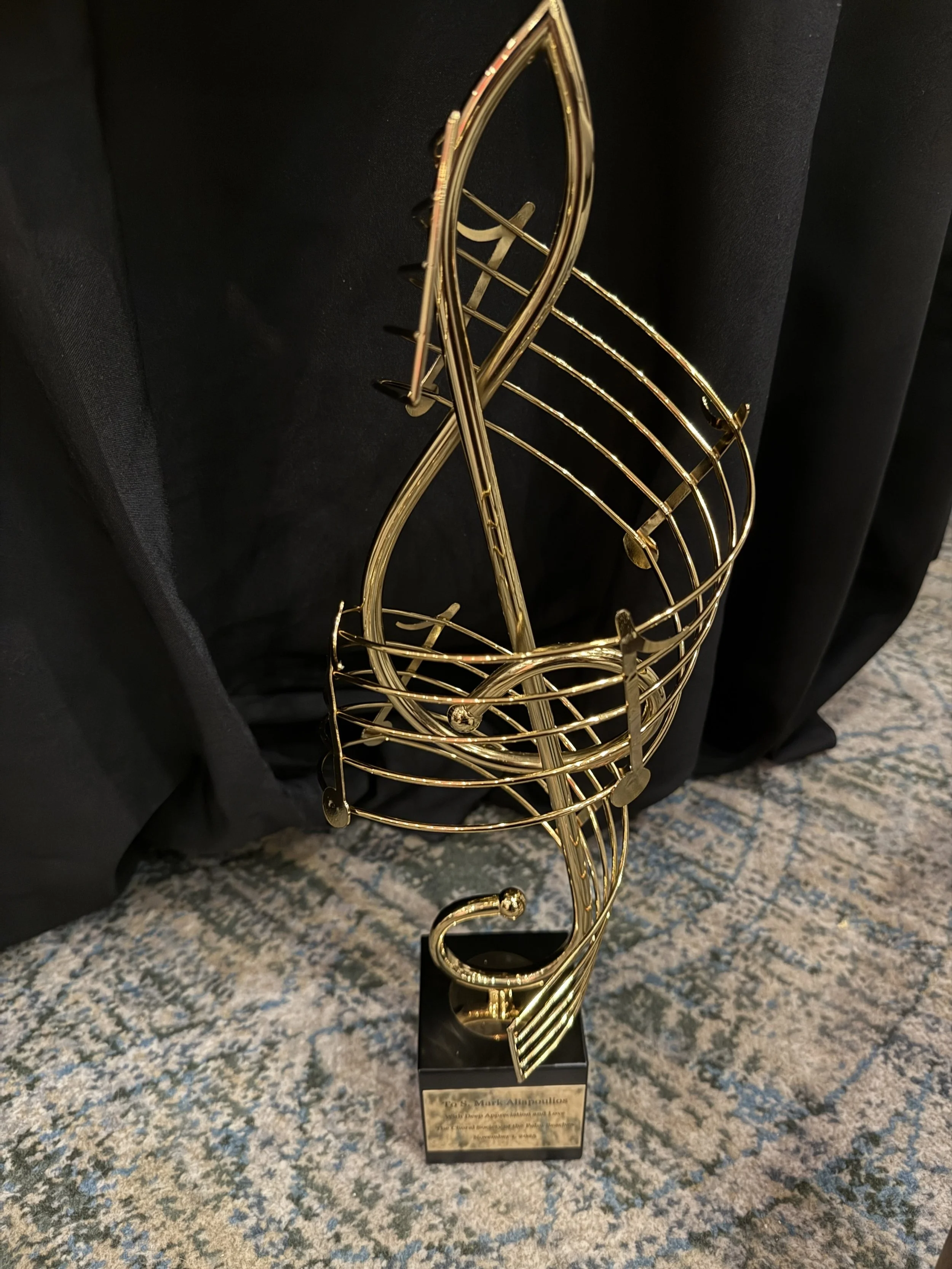 Mark's Award of Dedication for 23 Years of service