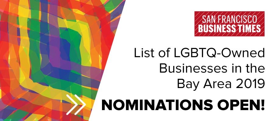 San Francisco Business Times' List of LGBTQ-Owned Businesses in the Bay Area 2019