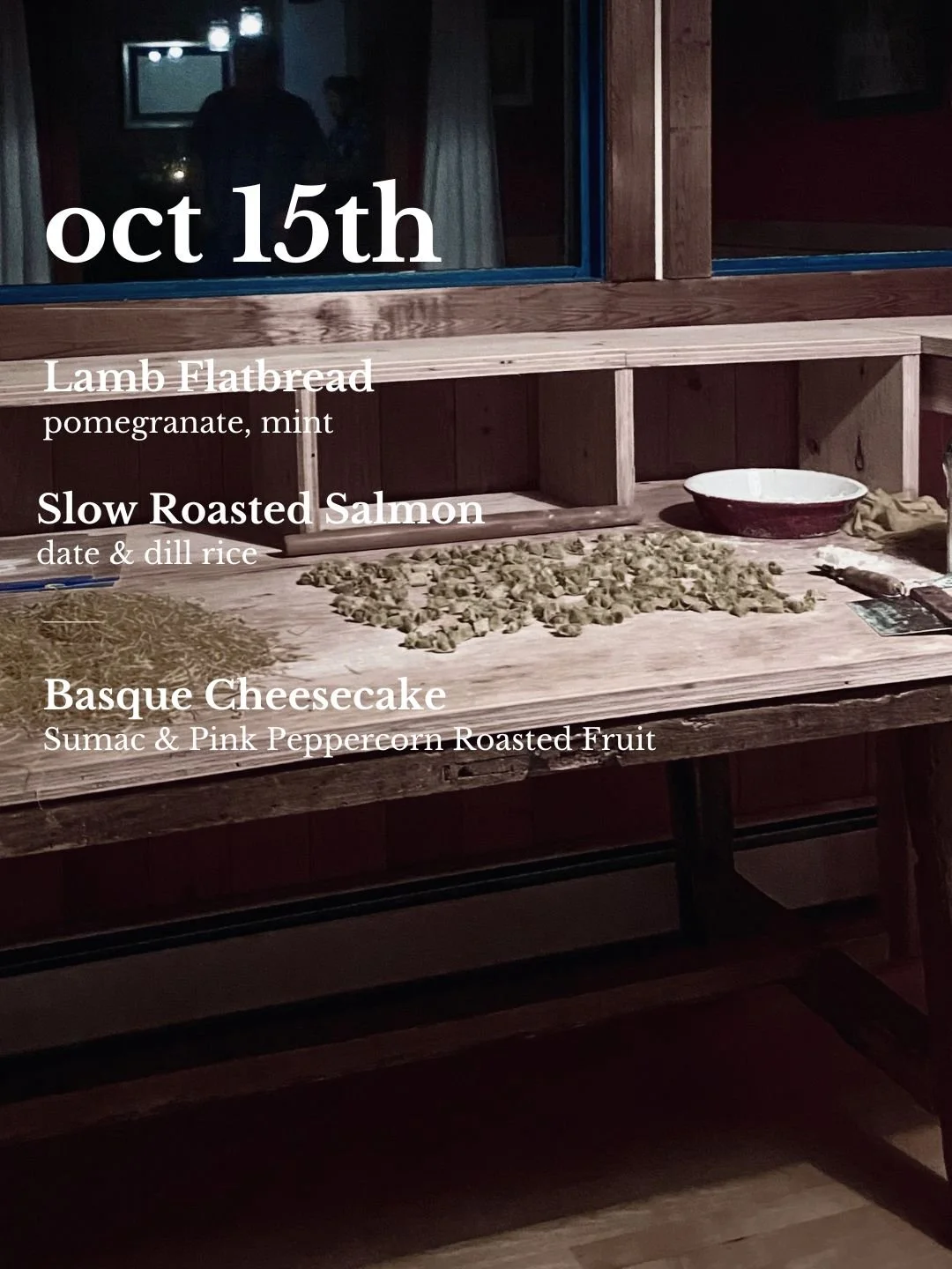 10/15 Thursday Night Dinner