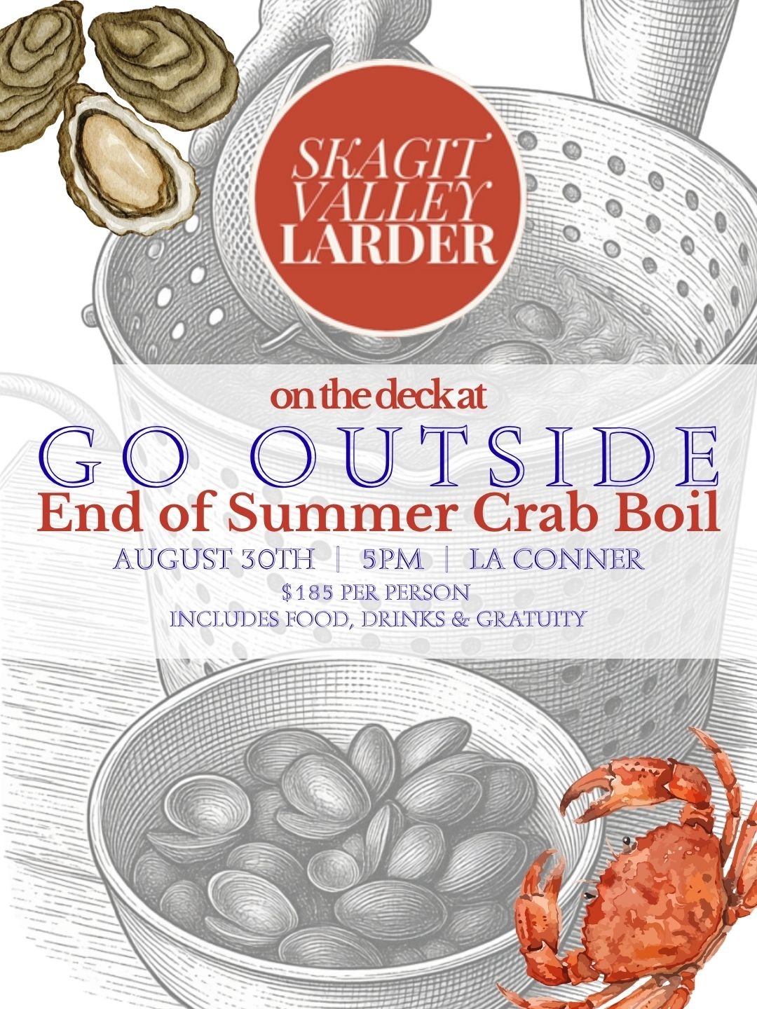 8/30 End of Summer Seafood Boil