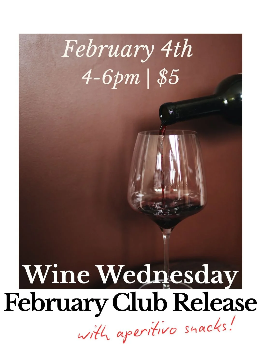 2/4 Wine Wednesday: February Club Release