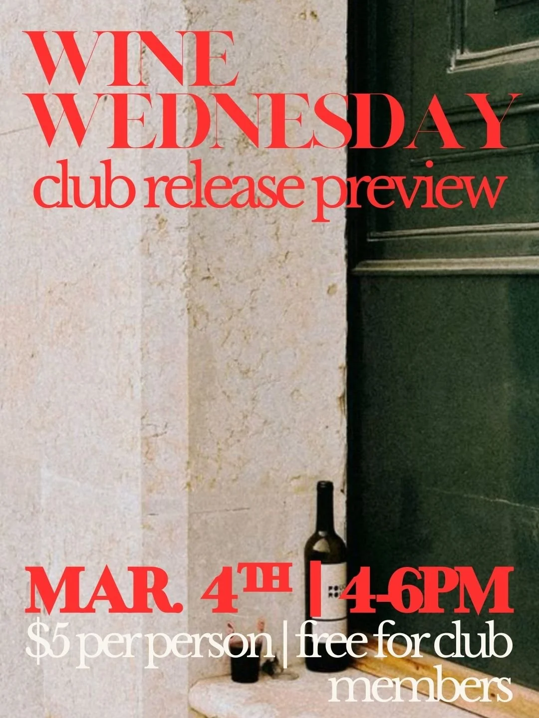 3/4 Wine Wednesday: Club Release Preview
