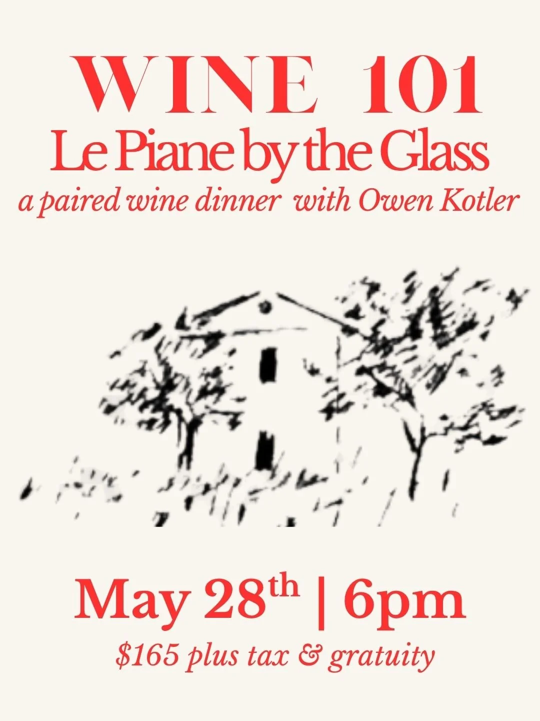 4/9 Wine 101: Le Piane by the Glass w/ Owen Kotler