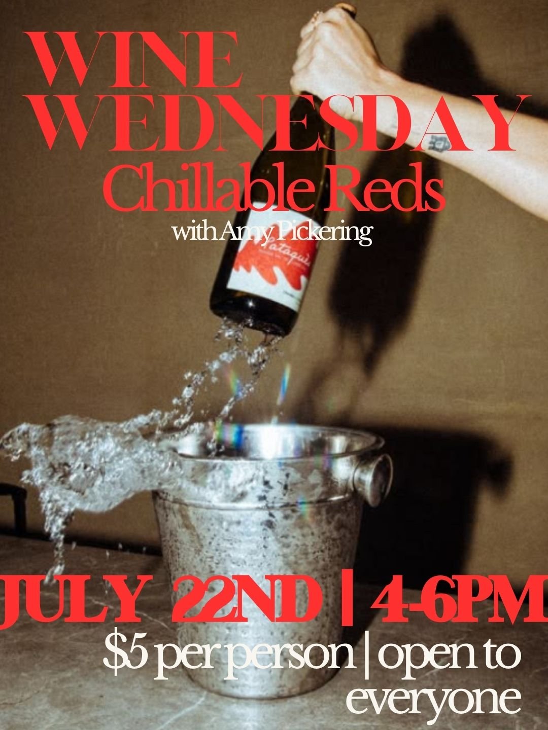 7/22 Wine Wednesday: Chillable Reds