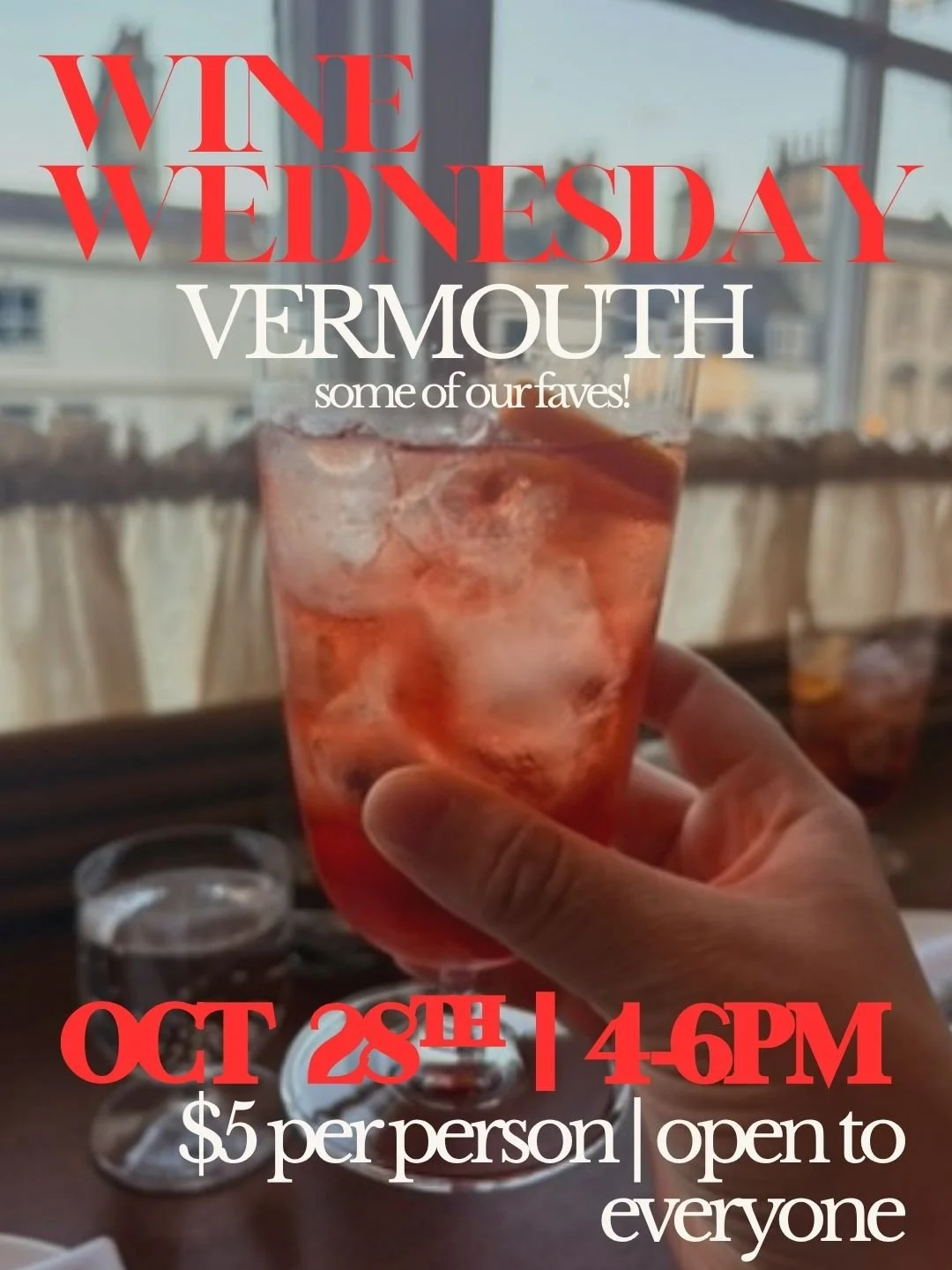 10/28 Wine Wednesday: Vermouth!