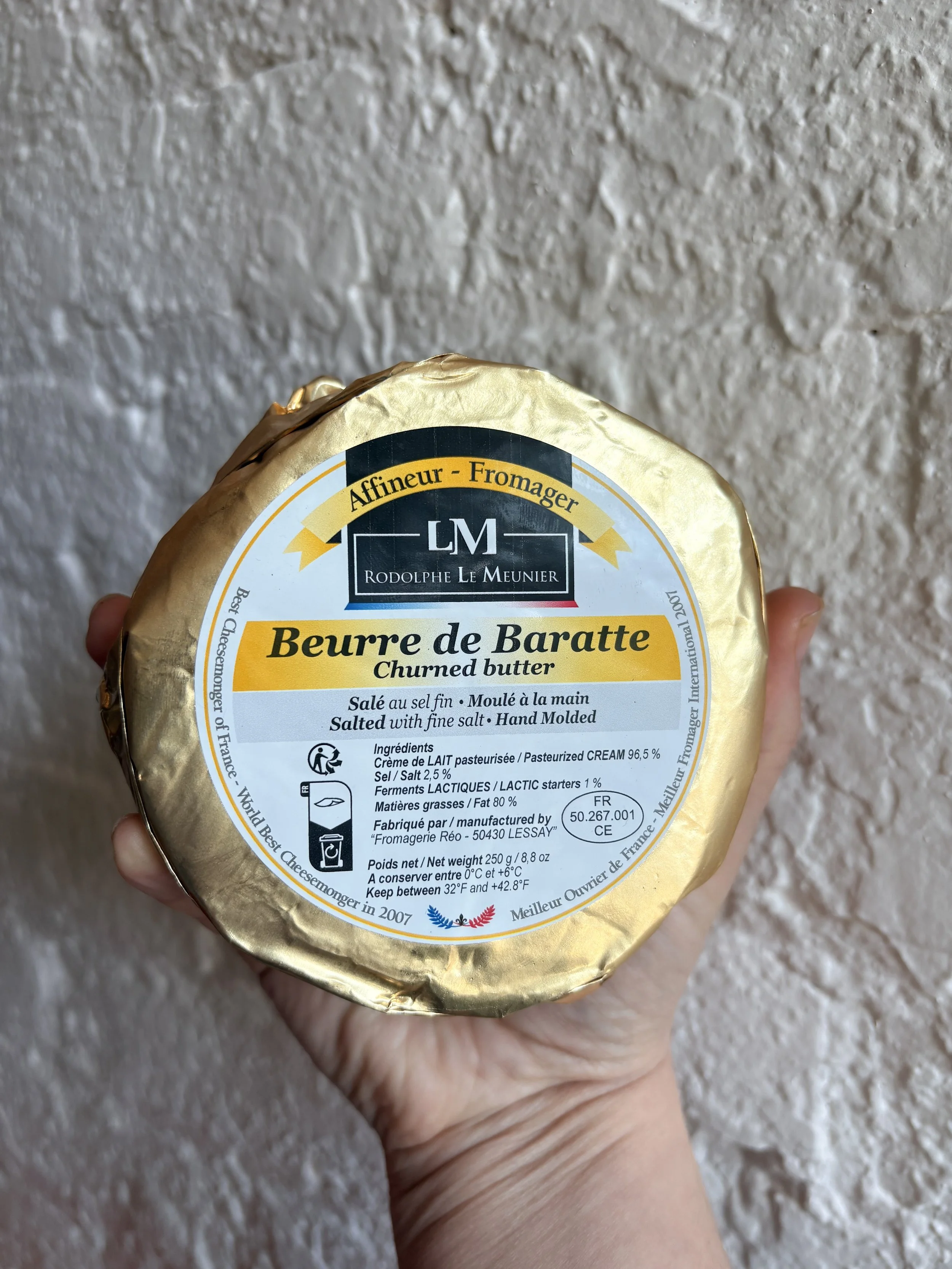 Rodolphe Le Meunier Beurre de Baratte