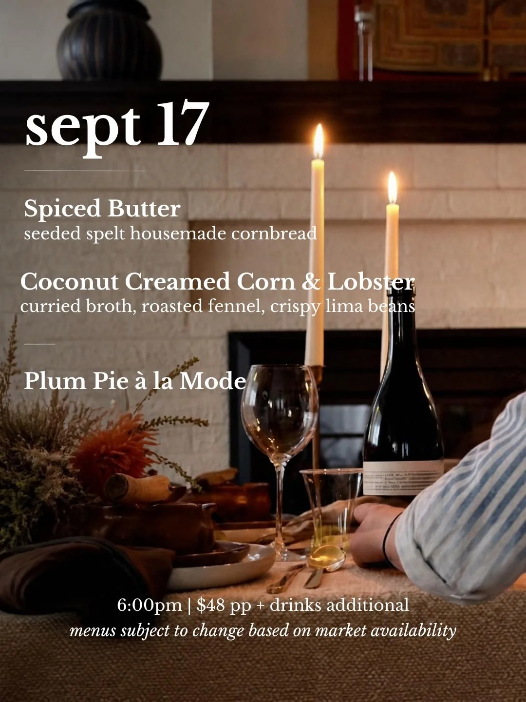 9/17 Thursday Night Dinner