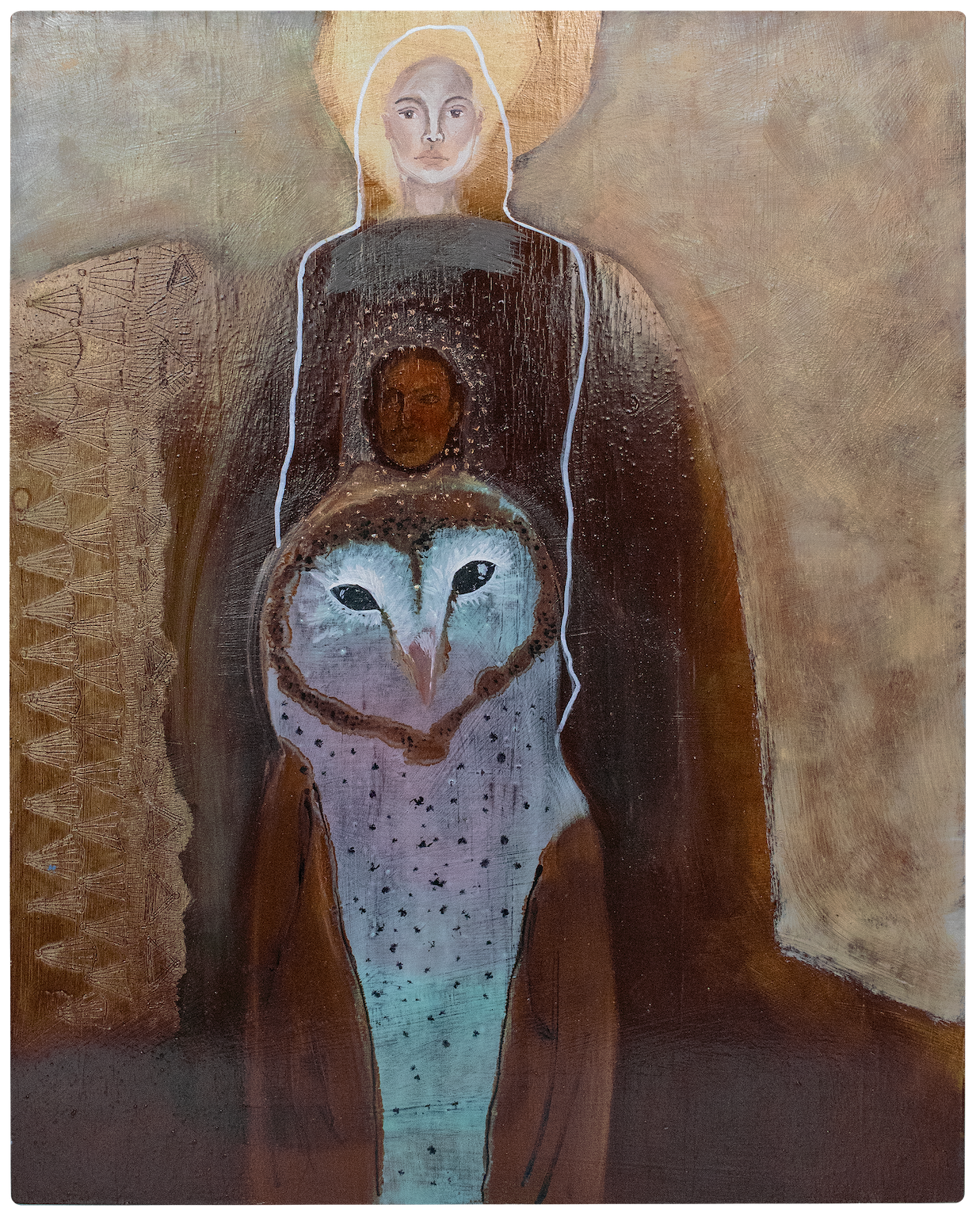 Grandmother Painting by Michelle Spencer for Field Trip Gallery Brisbane