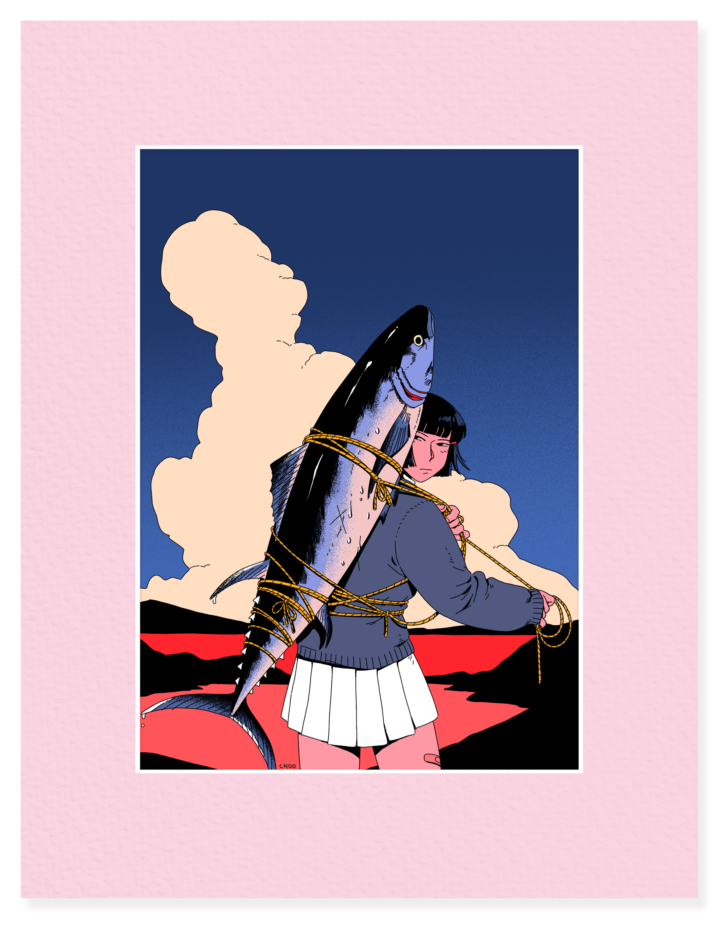 Tuna – Print by Choo Draws
