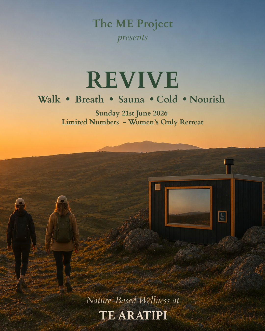 Women's Wellness Day Retreat - Walk, Breath, Sauna, Cold, Nourish