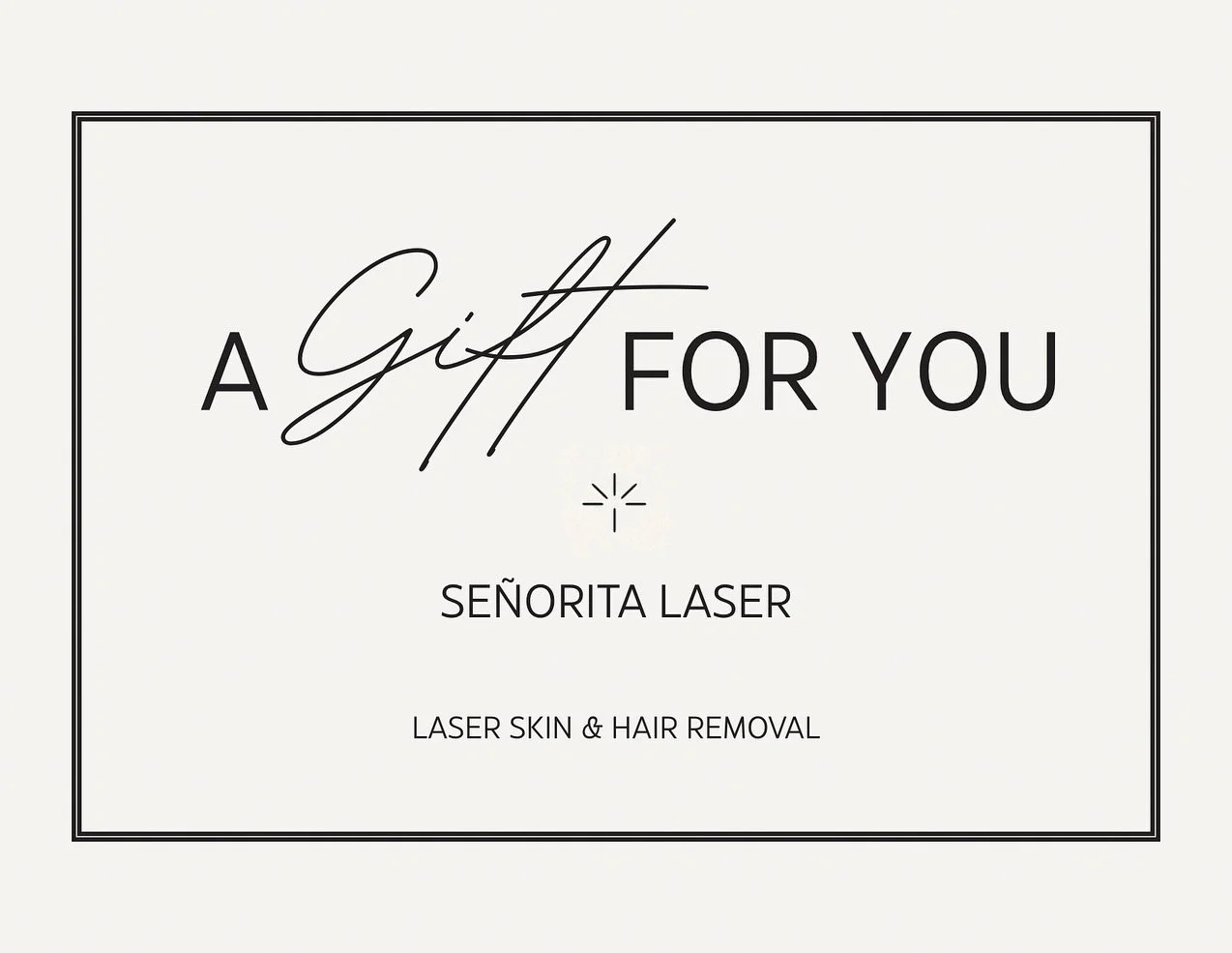 The holidays just got a whole lot smoother 🎄✨

Our Se&ntilde;orita Laser gift cards are finally here &mdash; the perfect way to treat your favourite people 💕

#laserhairremoval #skincare #beauty #skin #hamilton #skinrejuvenation #laser #hamilton #a