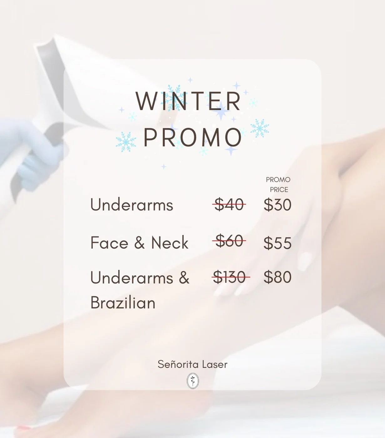 Winter is still with us ❄️🌨️ 

Now is the perfect time to start and see real results by summer. No point in worrying about shaving and razor bumps 🪒

#laserhairremoval #laserhairremovalhamilton #winterpromotion