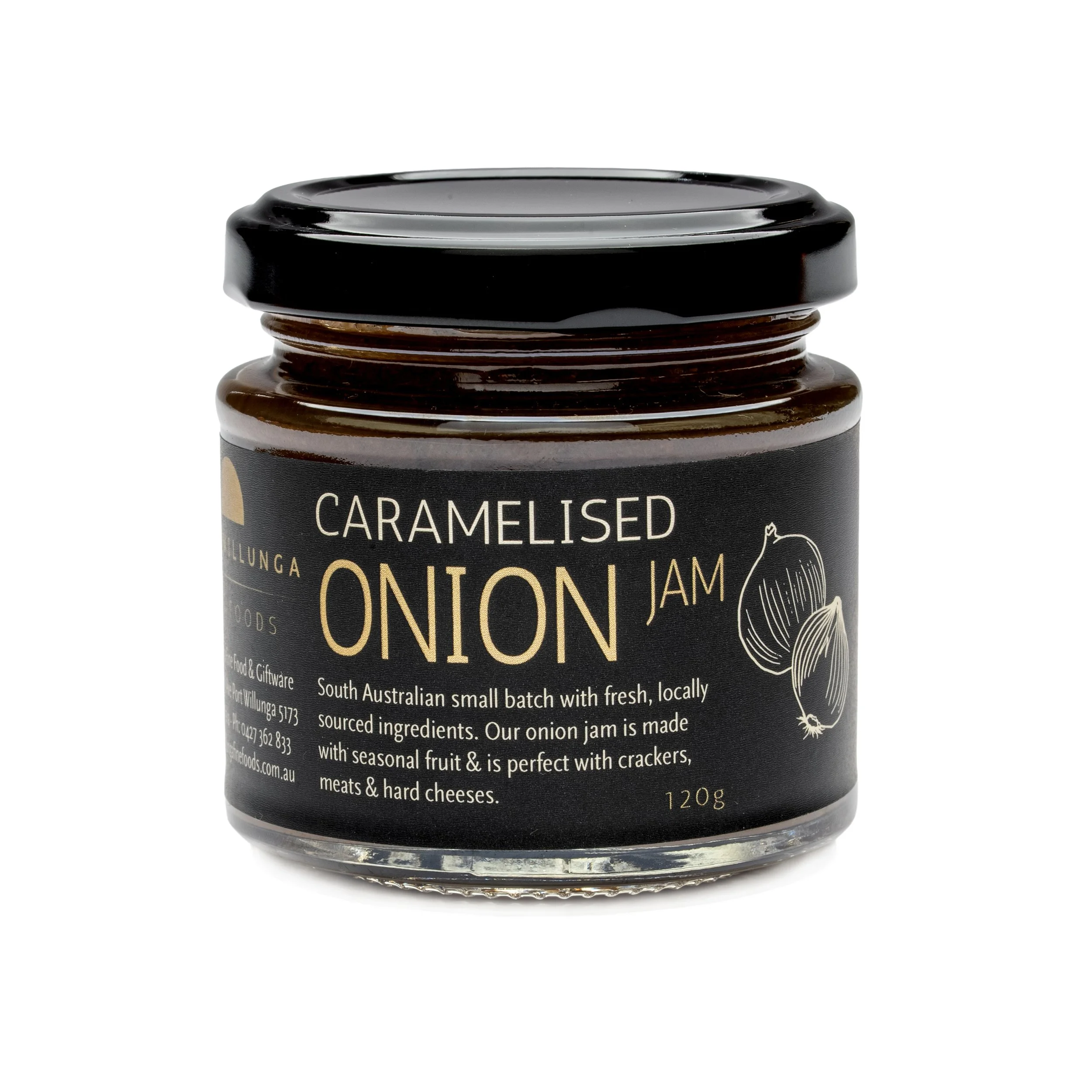CARAMELISED ONION JAM 120G