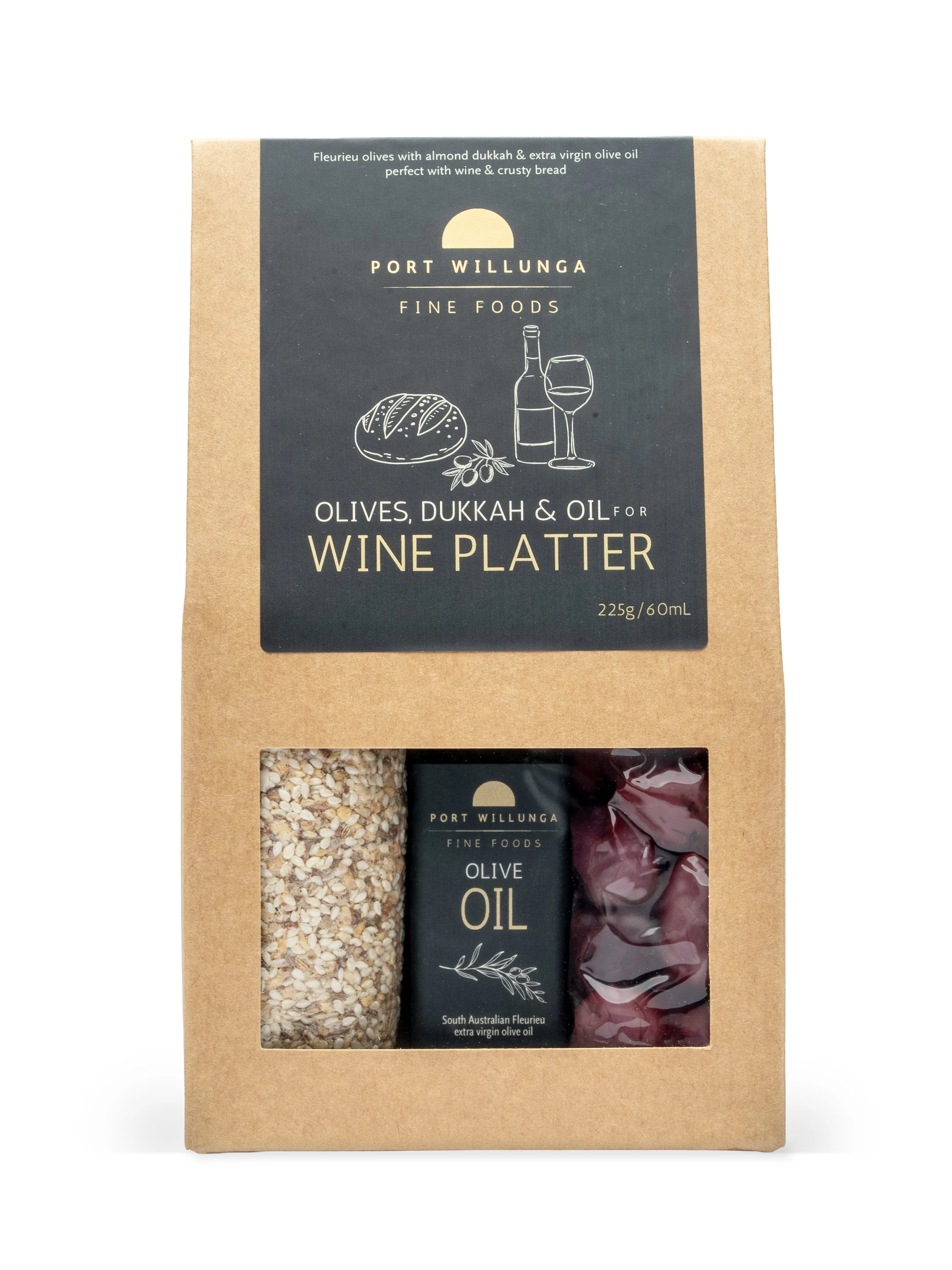 WINE PLATTER PACK 225g/60ML
