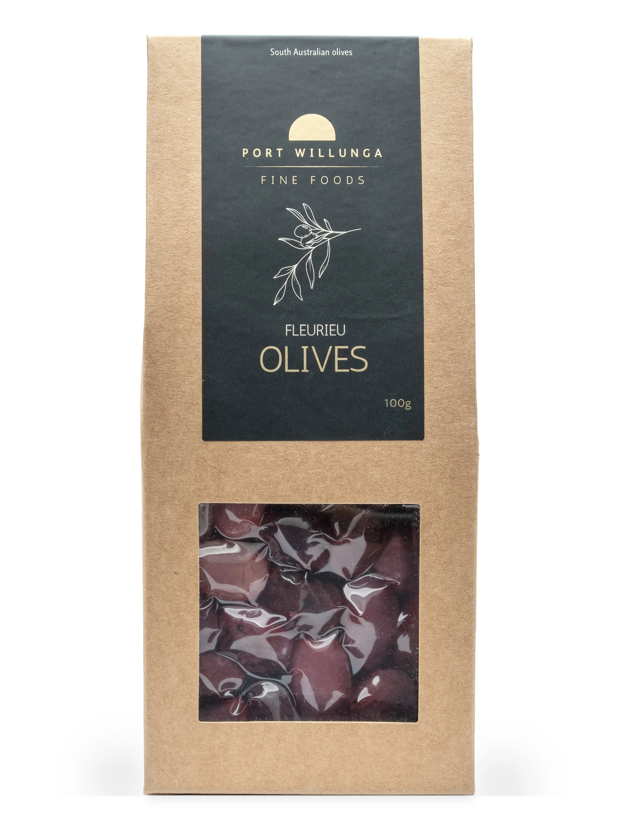 FLEURIEU OLIVES KALAMATA 100G