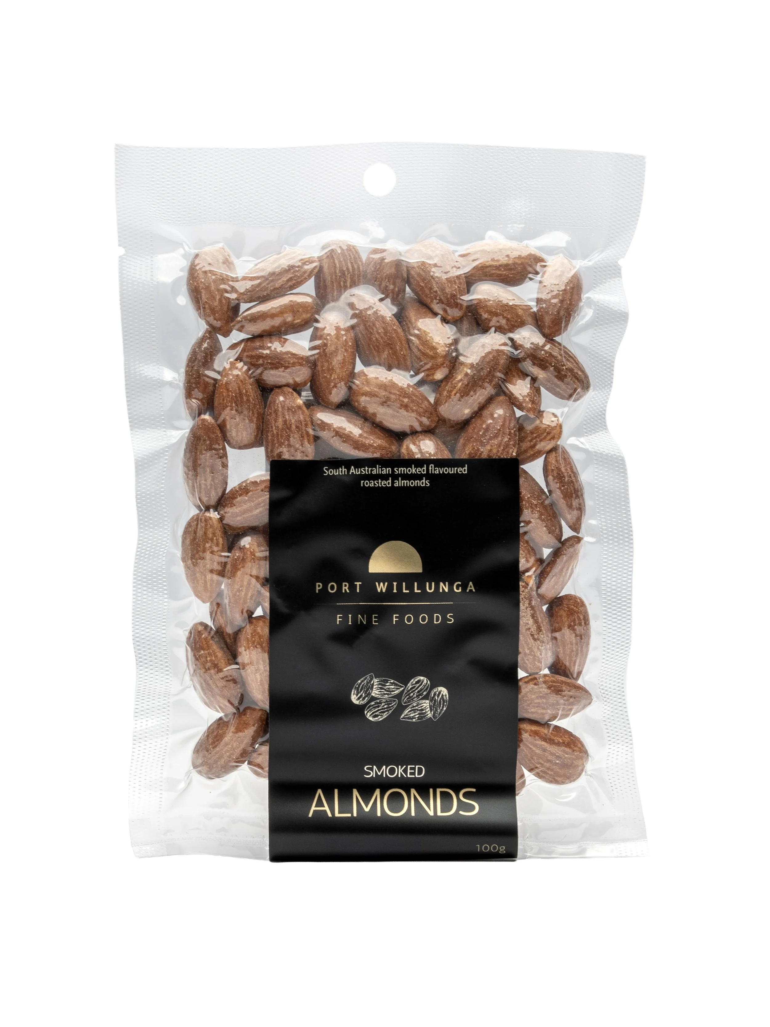 SMOKED ALMONDS SNACK PACK 100G