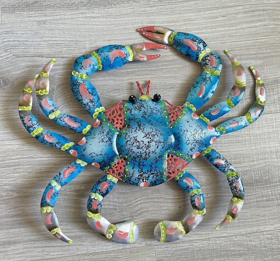 Crab with cutouts