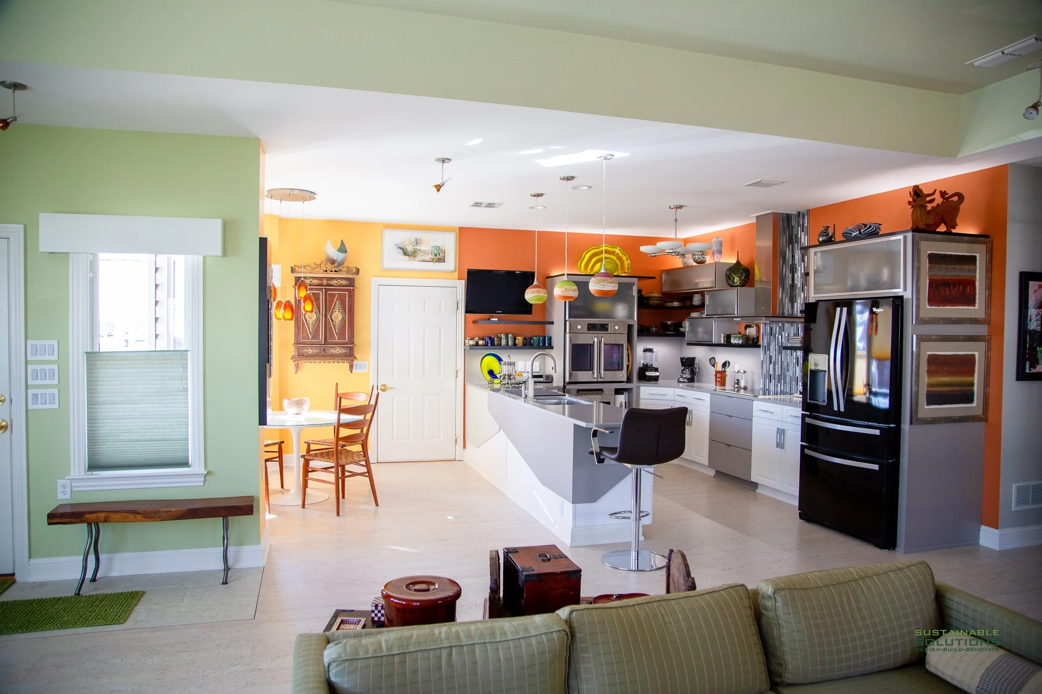 Eclectic Kitchen Remodel by Sustainable Solutions of Virginia, Inc. project photo 3