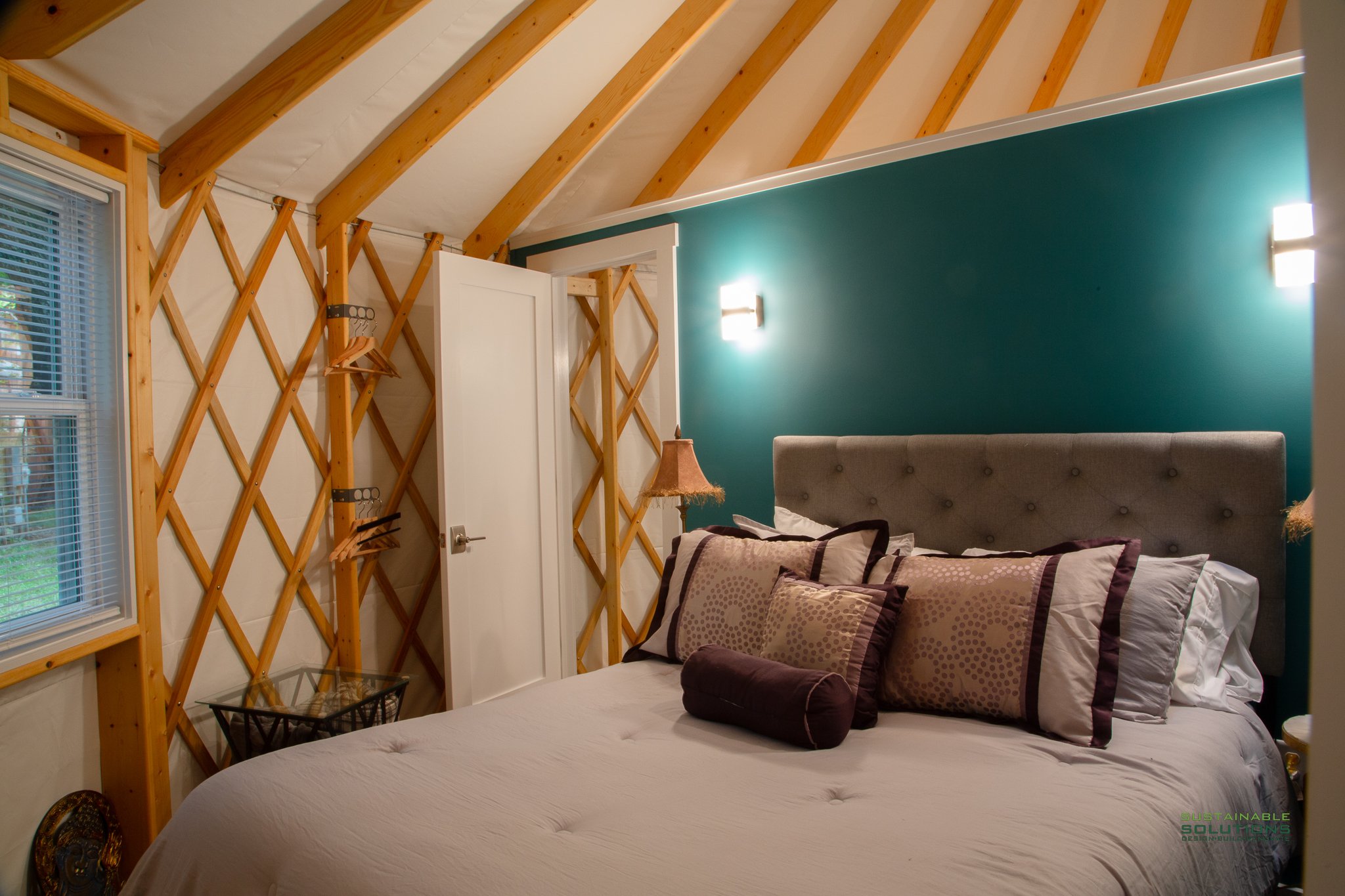 Yurt Mountain Cabin with Sustainable Solutions of Virginia
