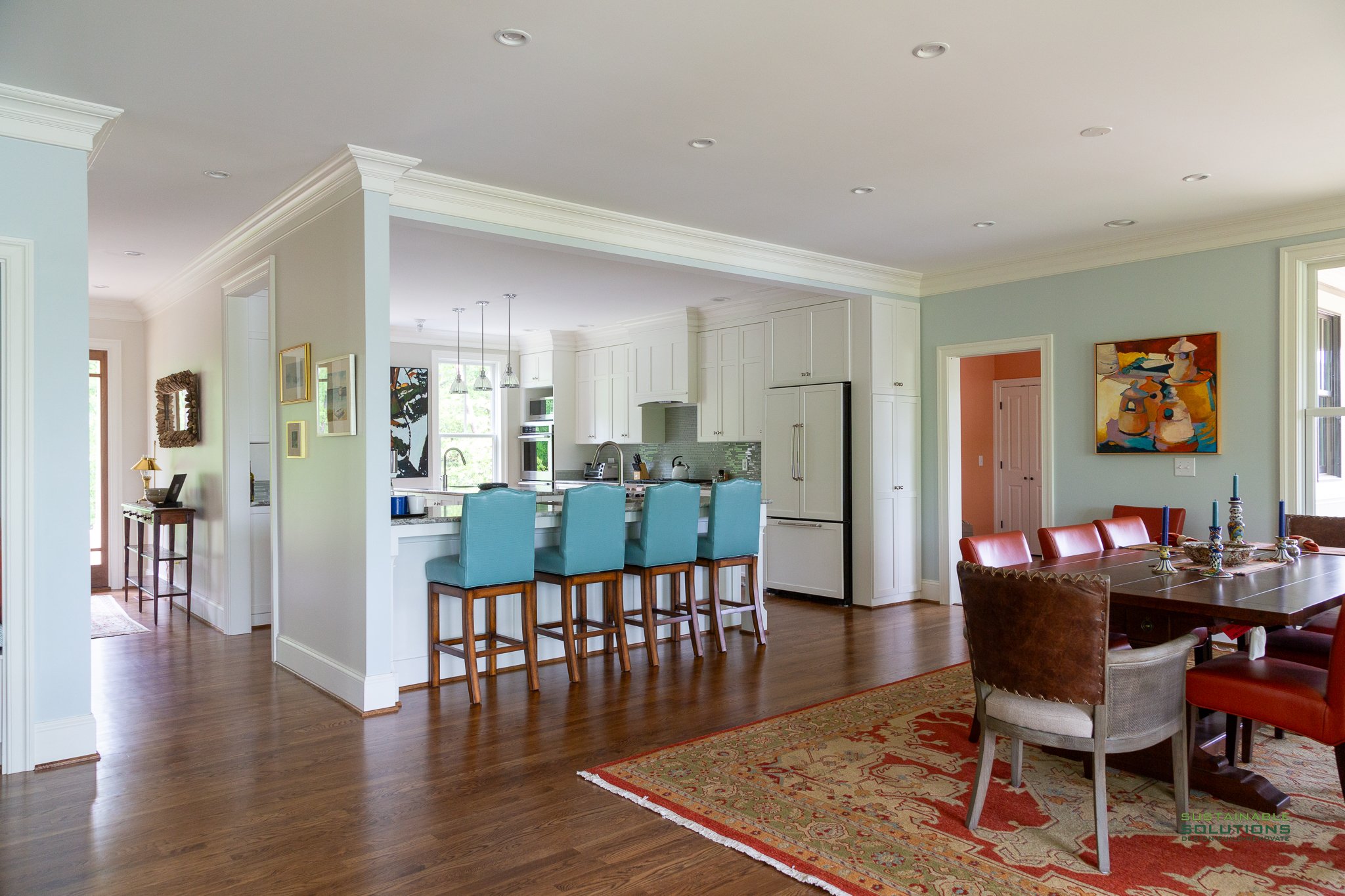 Lakehouse Custom Cabinets with Sustainable Solutions of Virginia