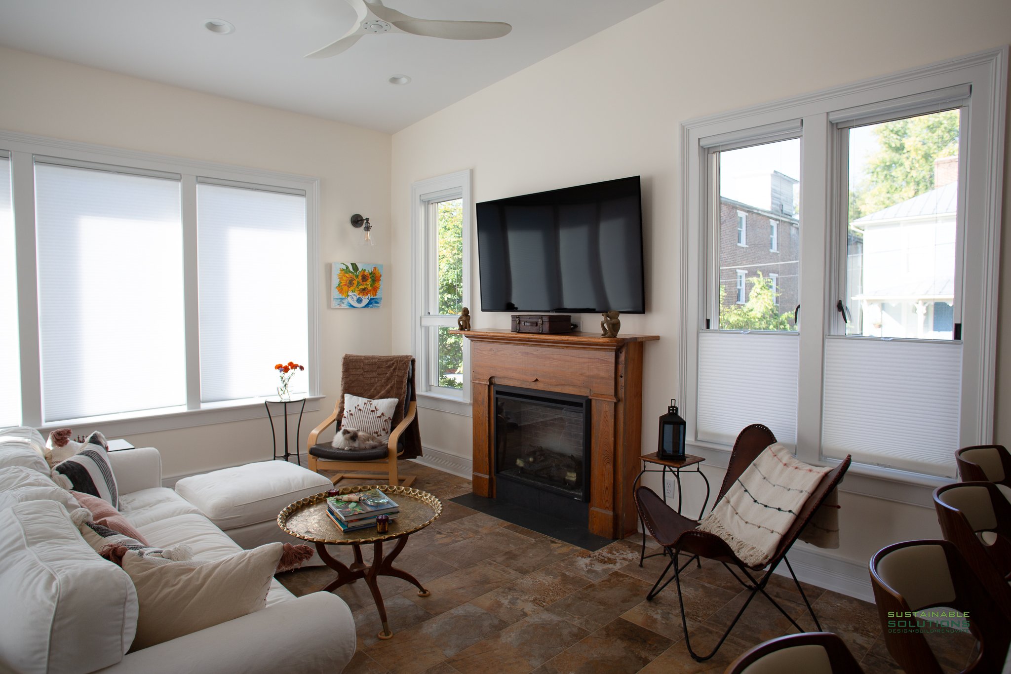 Custom Home Addition with Sustainable Solutions of Virginia