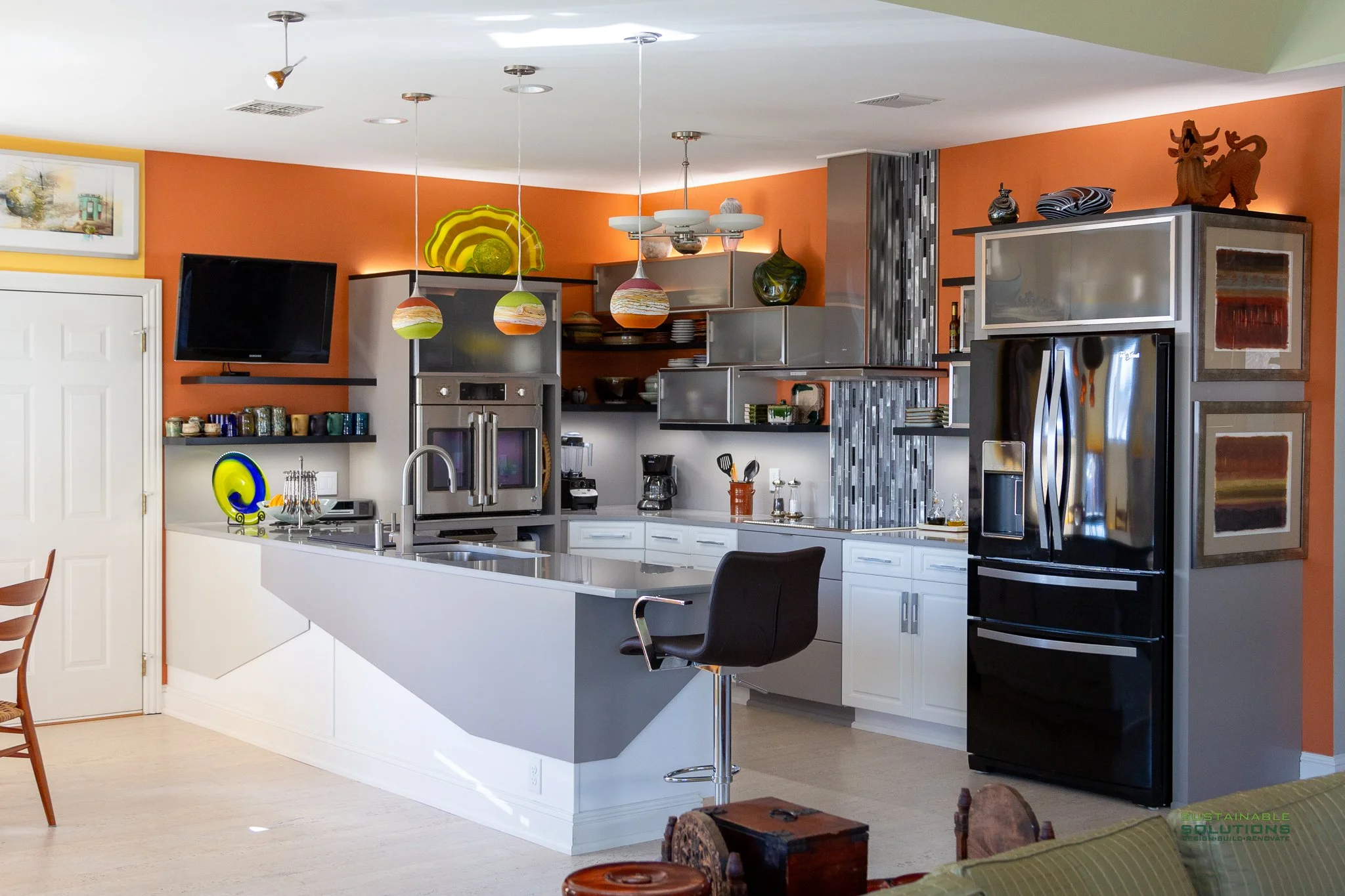 Eclectic Kitchen Remodel by Sustainable Solutions of Virginia, Inc. project photo 2
