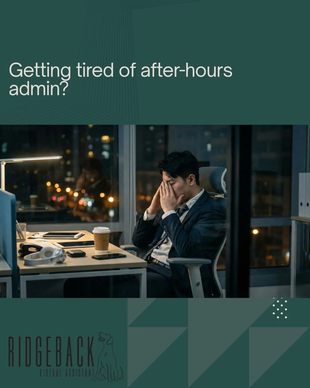 It&rsquo;s 8:00 PM on a Tuesday. Your last patient left hours ago, but you&rsquo;re still at your desk chasing unpaid invoices and answering intake emails. 

Does this sound familiar? Practice ownership shouldn't mean sacrificing your evenings. Ridge