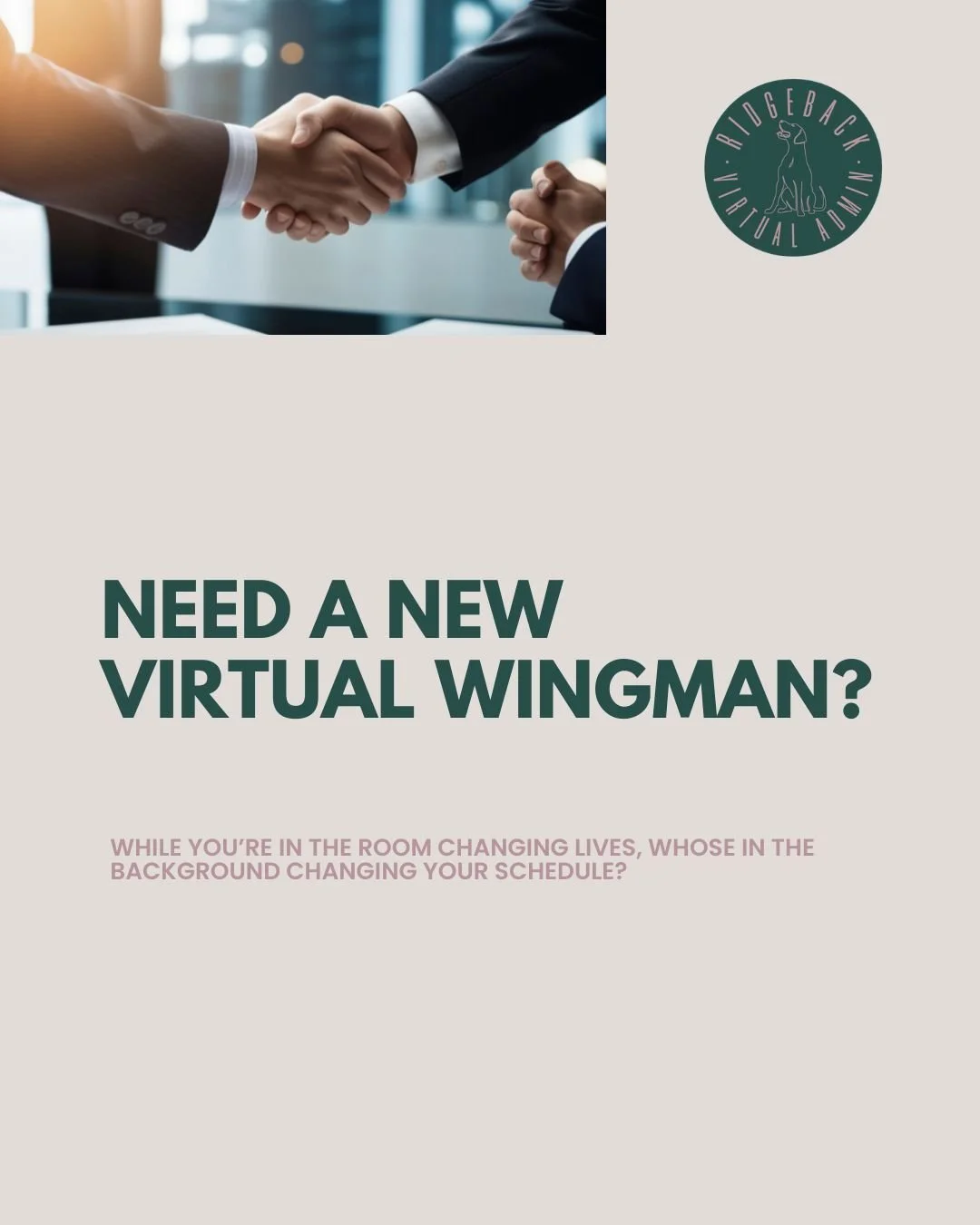 Consider Ridgeback VA your virtual "wingman." We act as your dedicated back-end reception team, managing the flood of inquiries, rescheduling cancellations, and cleaning up your waitlist while you are fully present with your patients.

You 