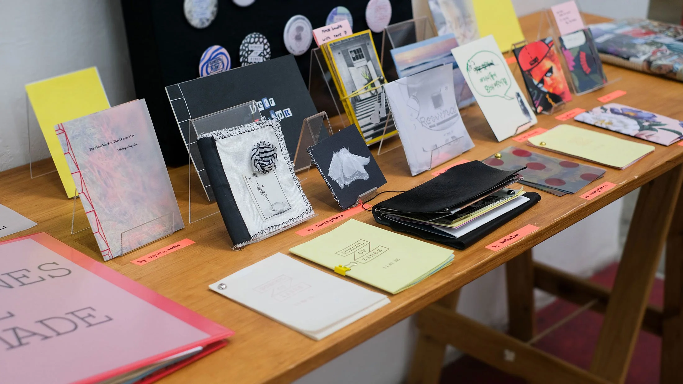 School of Zines Wall of Fame
