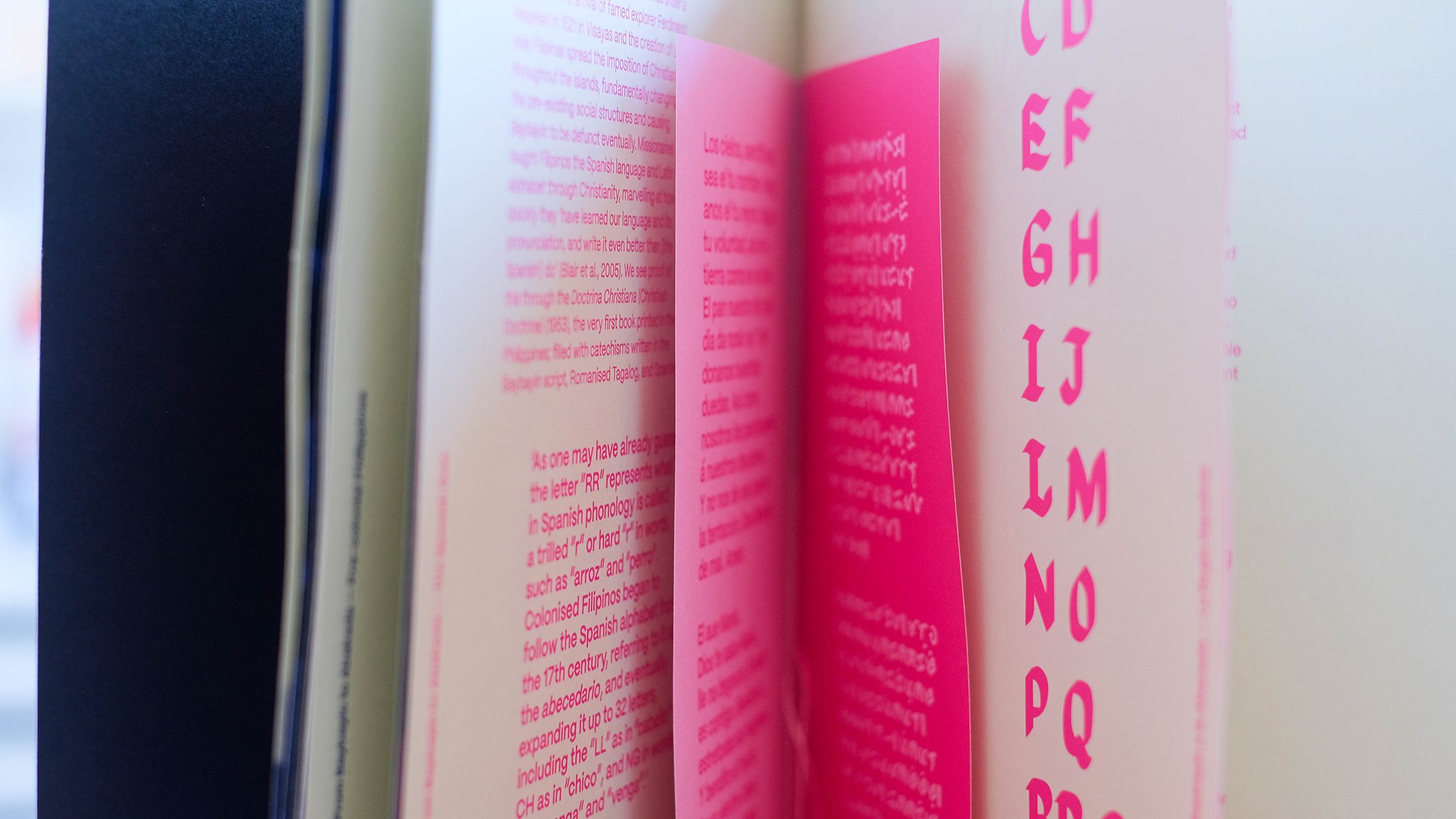 From Baybayin to Abakada by Reese Claro. Photo: Aphrodite D.