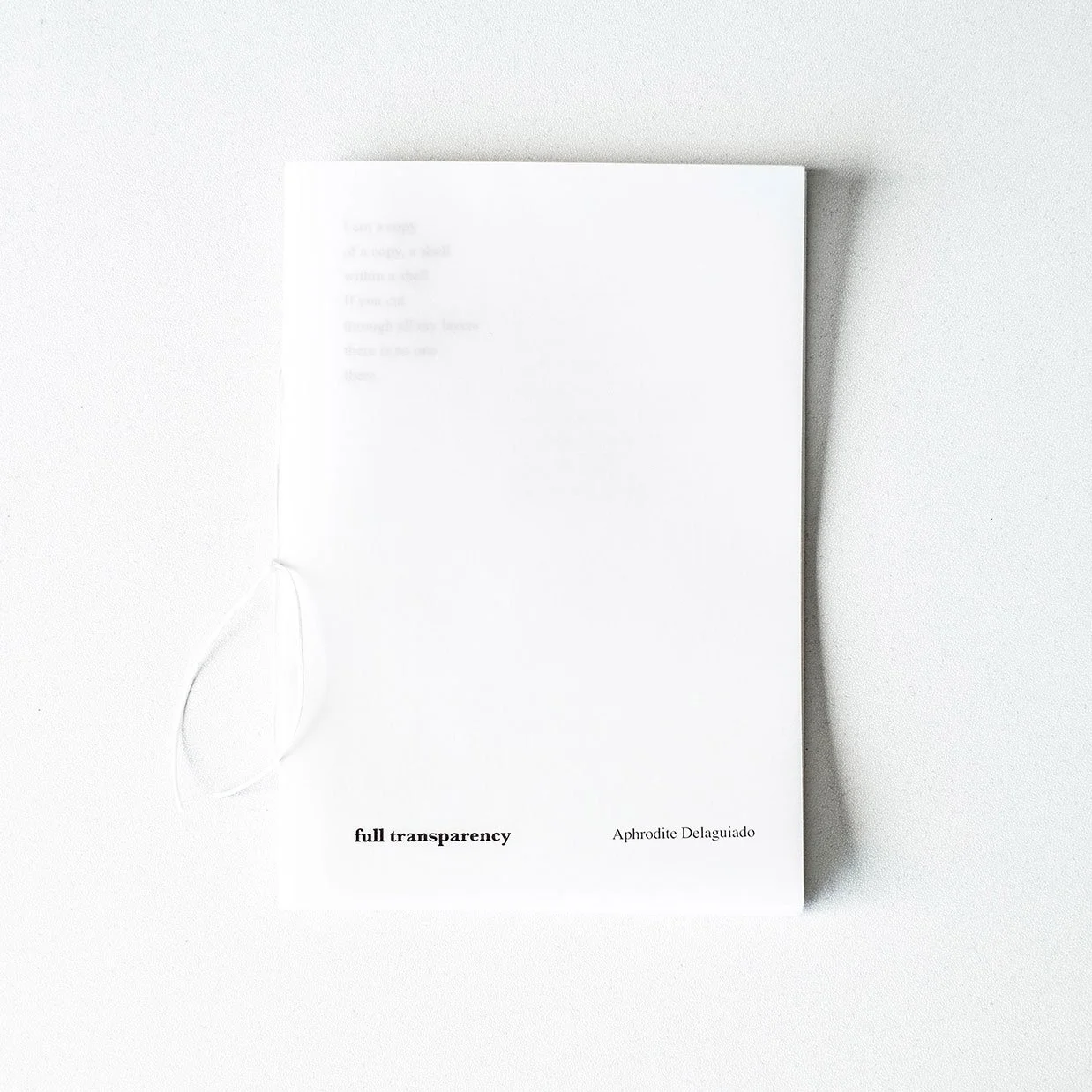 full transparency by Aphrodite D. Photo: Aphrodite D.