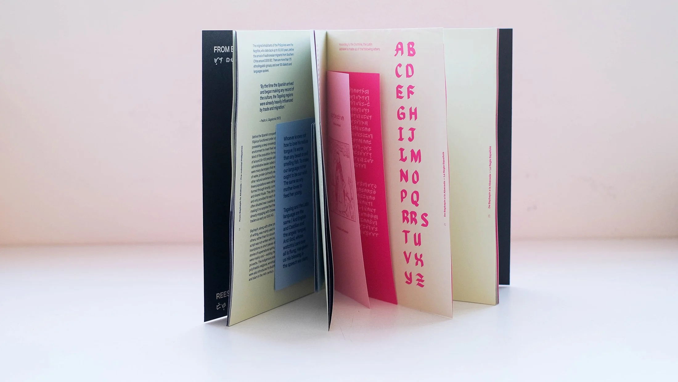 From Baybayin to Abakada by Reese Claro. Photo: Aphrodite D.