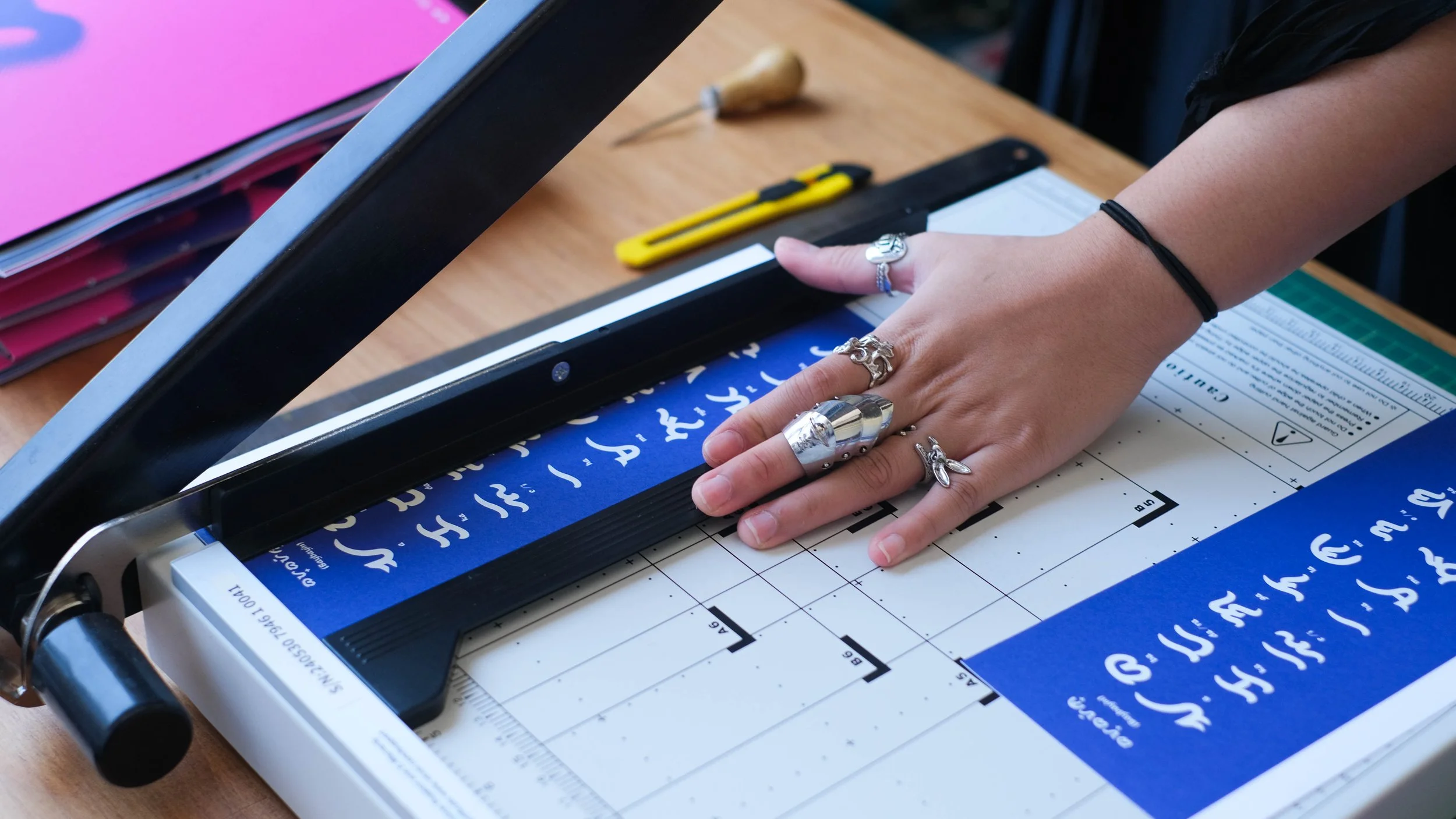 From Baybayin to Abakada by Reese Claro. Photo: Aphrodite D.